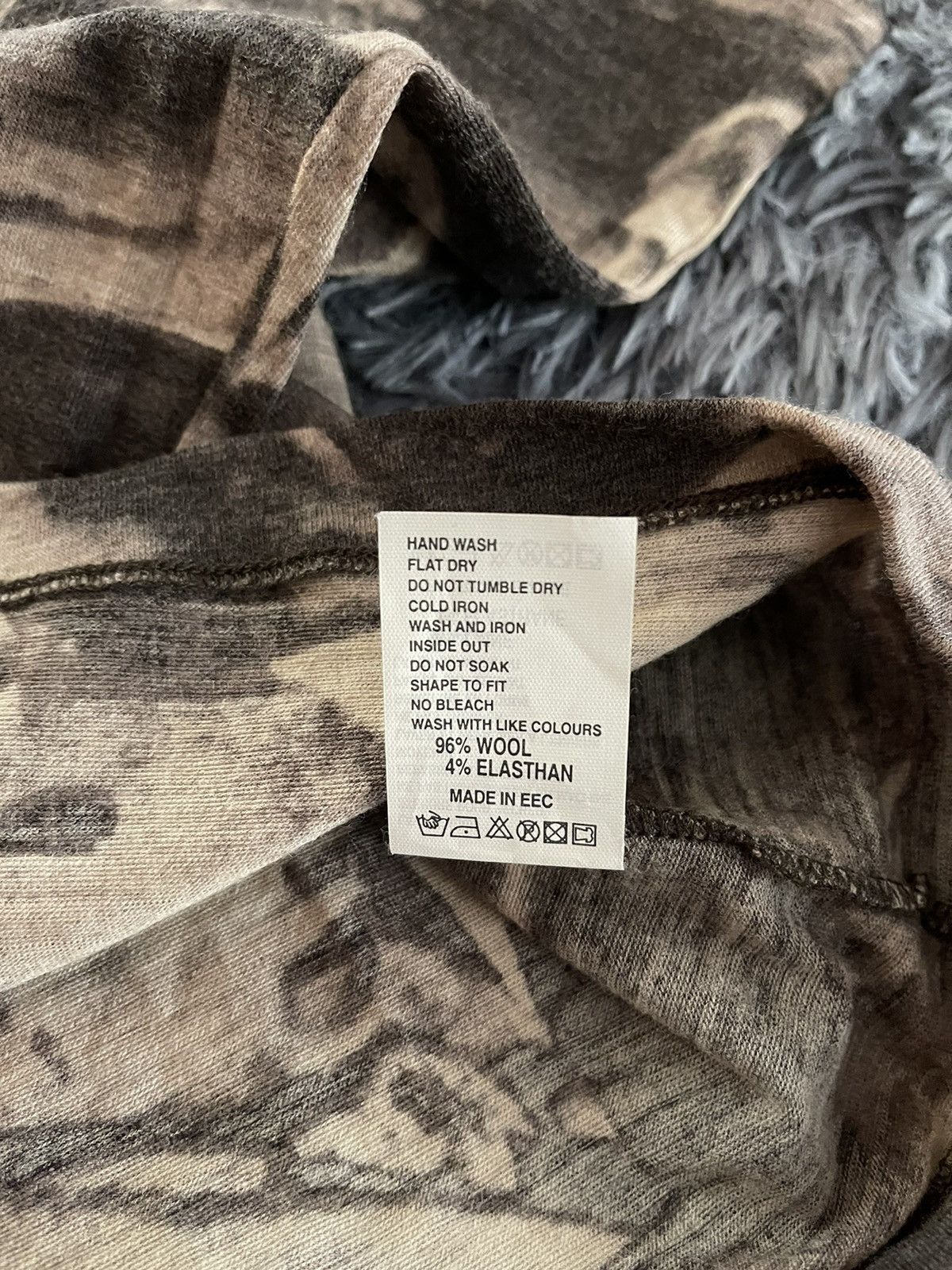Japanese Brand × Majestic Majestic avant garde Y2K JPG style graphic wool longsleeve Size S / US 4 / IT 40 - 8 Thumbnail