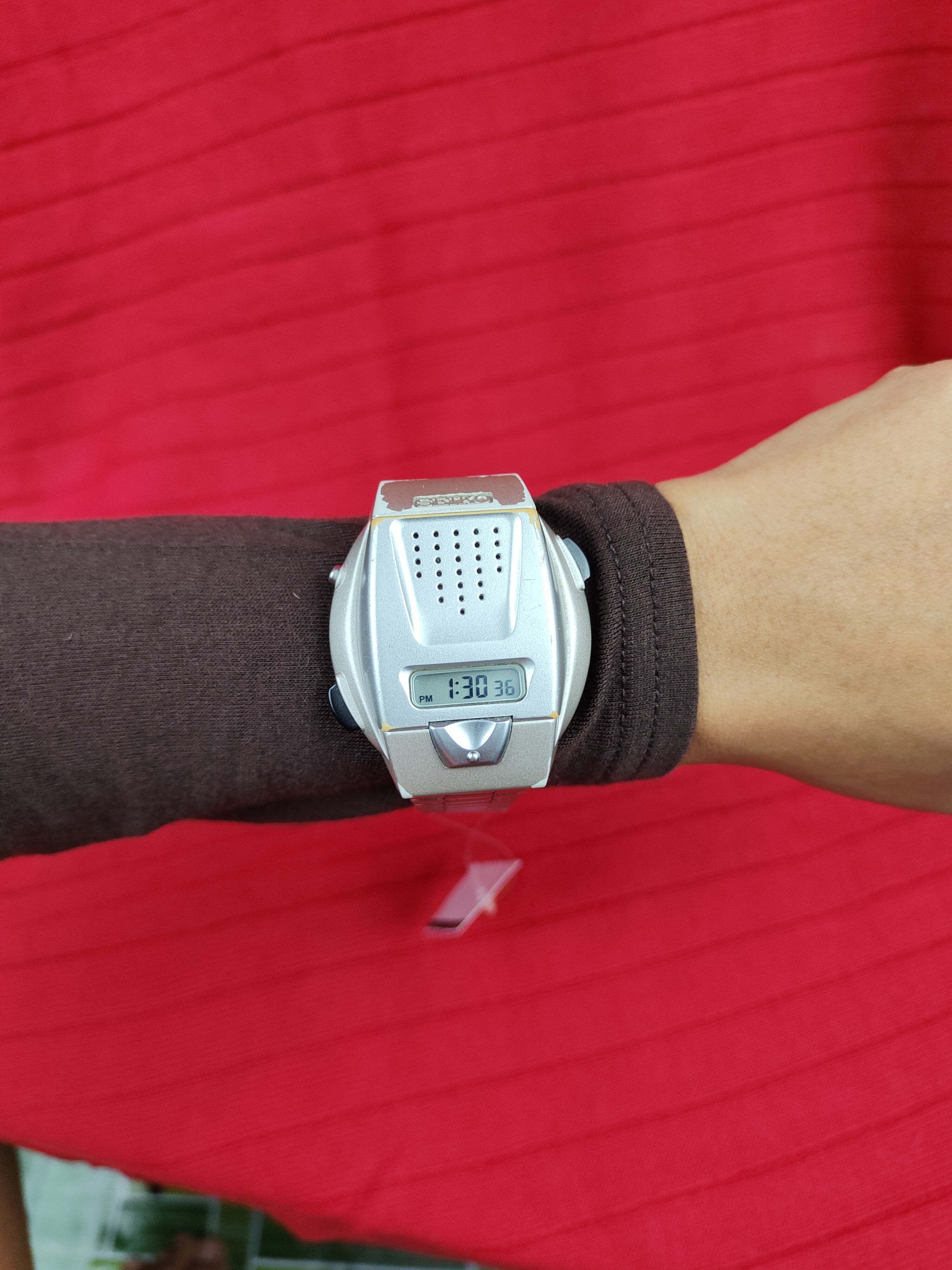 Seiko DL Seiko Digital japan Voice for blind Vintage Watch #J015s Size ONE SIZE - 16 Thumbnail