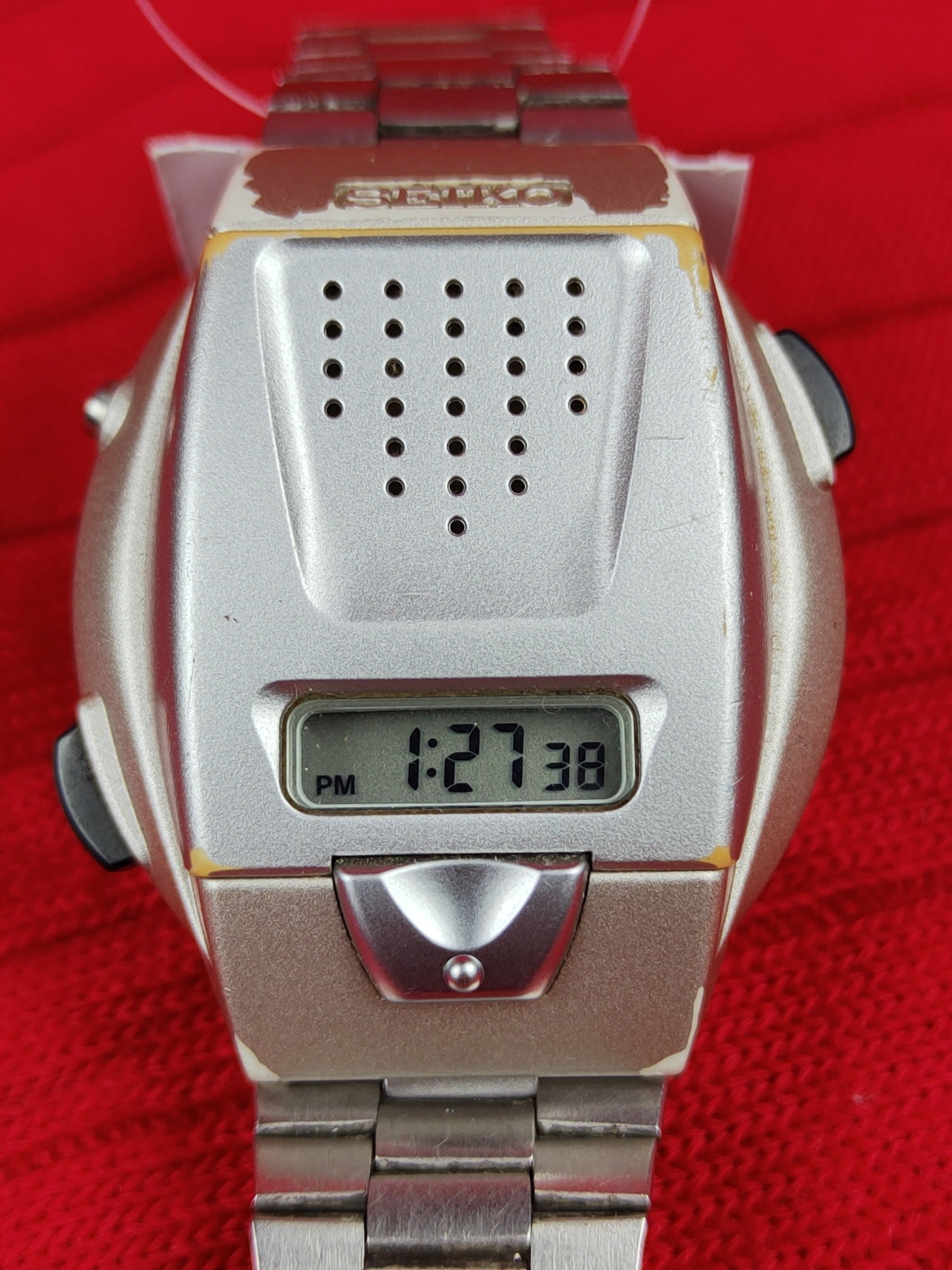 Seiko DL Seiko Digital japan Voice for blind Vintage Watch #J015s Size ONE SIZE - 6 Thumbnail