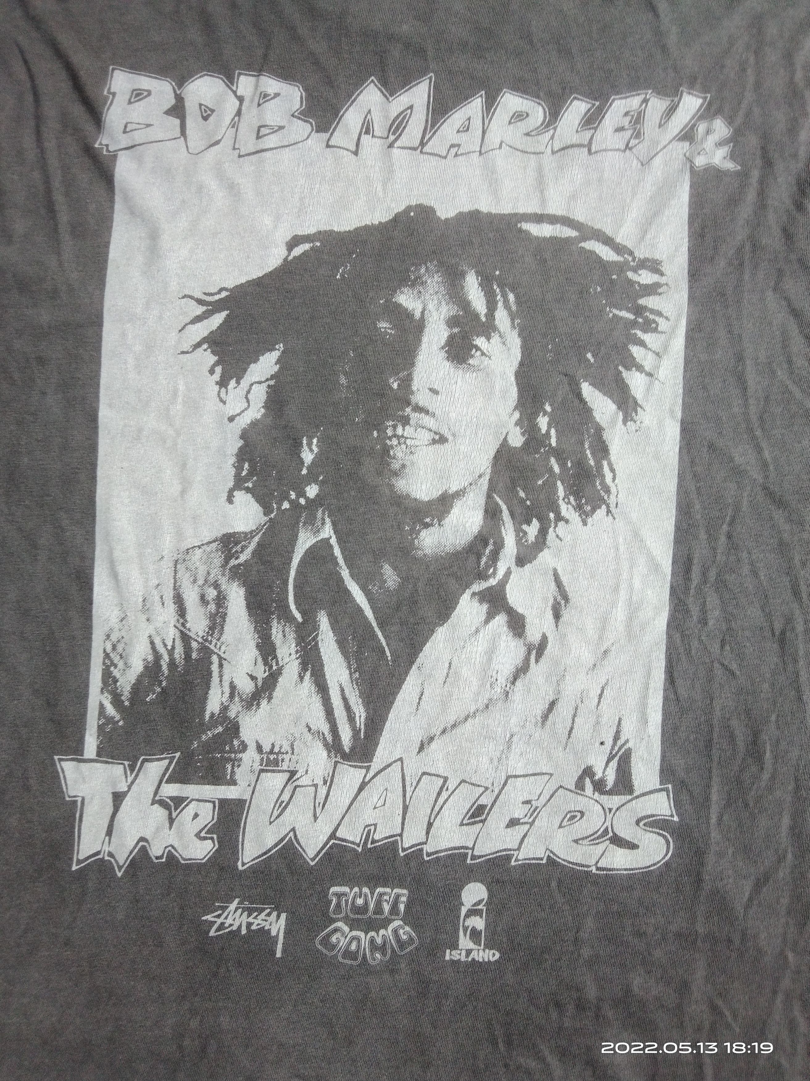 Bob Marley × Stussy THRASHED STUSSY X BOB MARLEY LONG SLEEVE Size US M / EU 48-50 / 2 - 6 Thumbnail