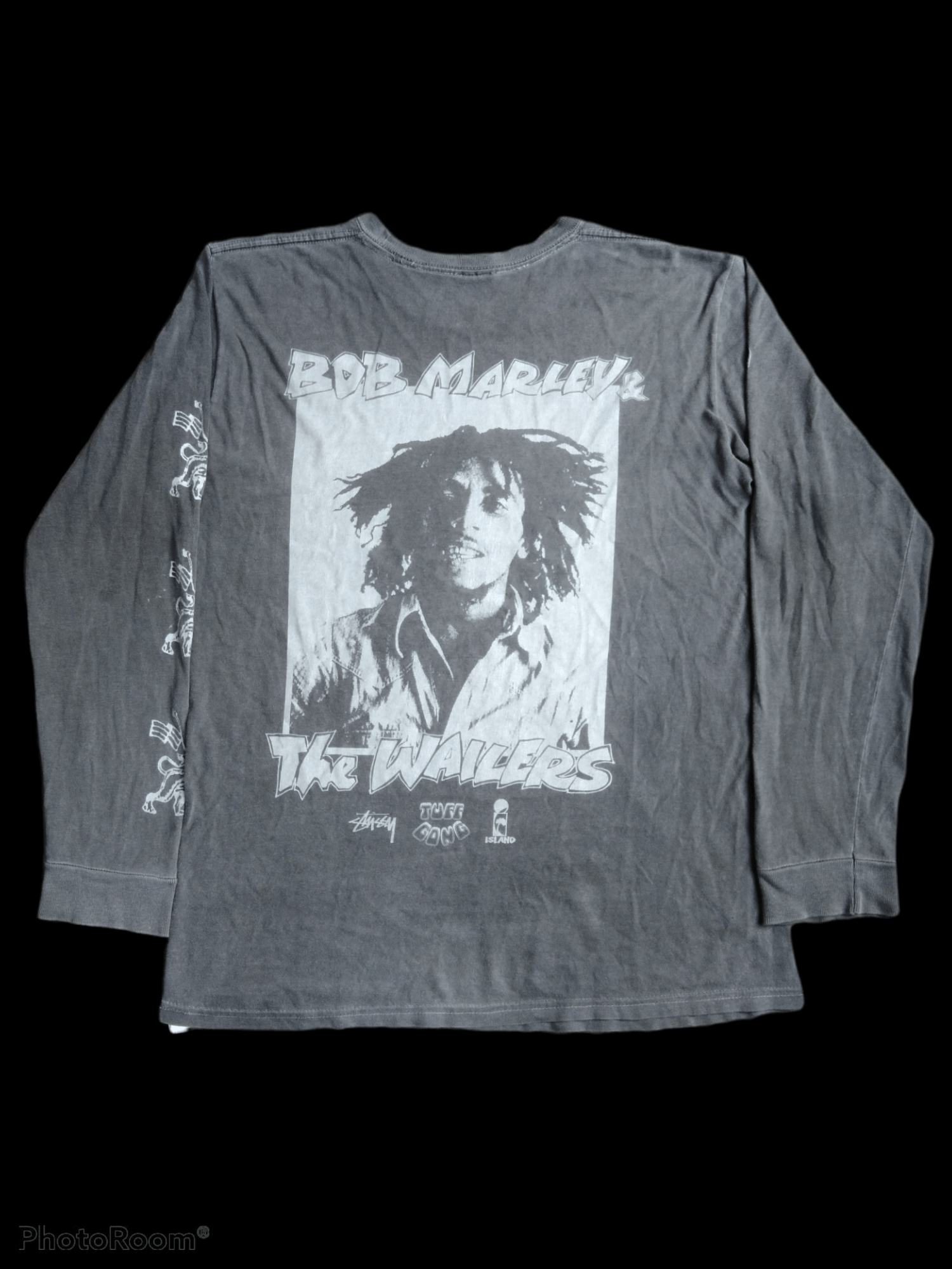 Bob Marley × Stussy THRASHED STUSSY X BOB MARLEY LONG SLEEVE Size US M / EU 48-50 / 2 - 1 Thumbnail
