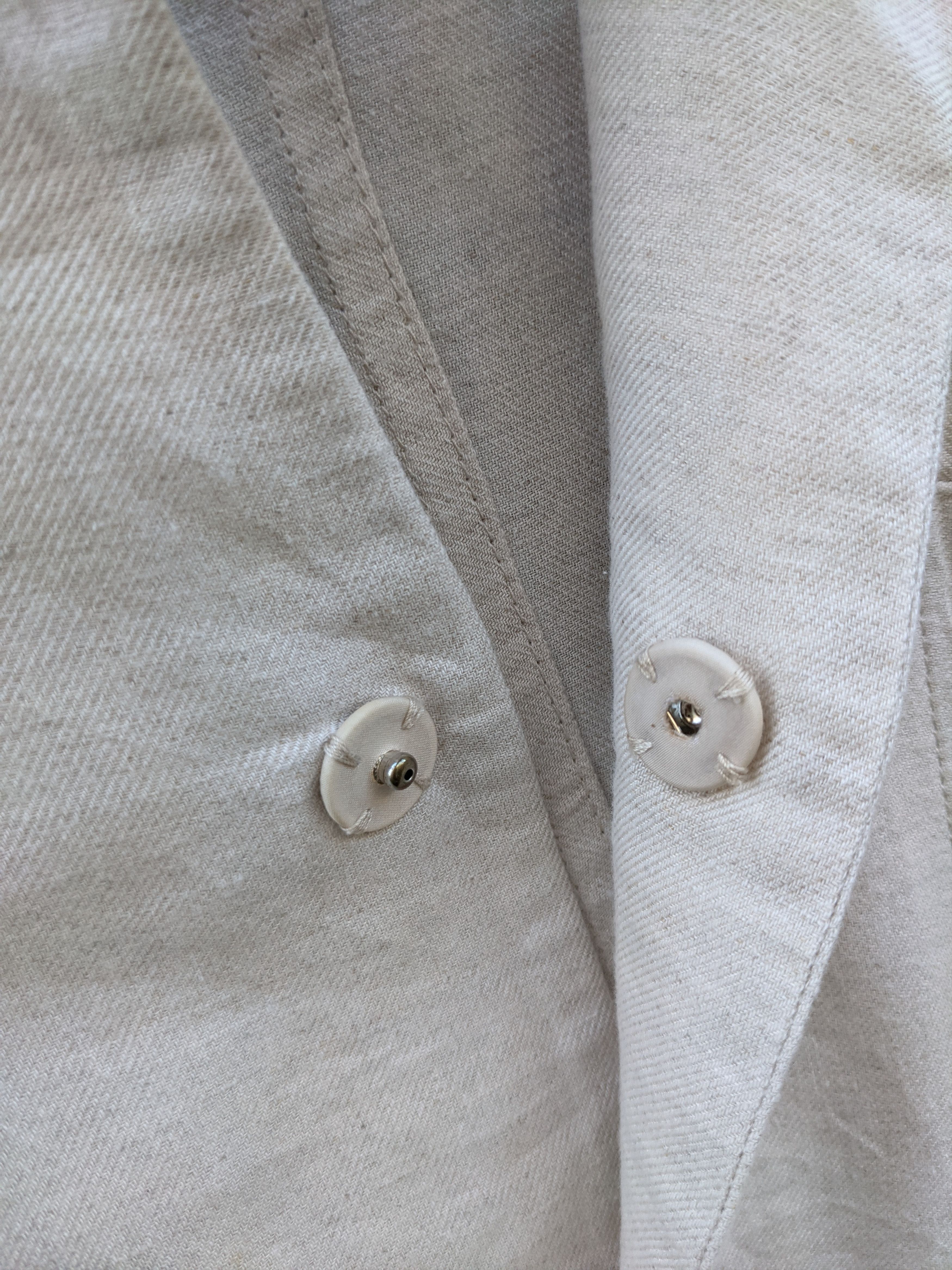 Issey Miyake Vintage Plantation Linen Jacket Size M / US 6-8 / IT 42-44 - 6 Thumbnail