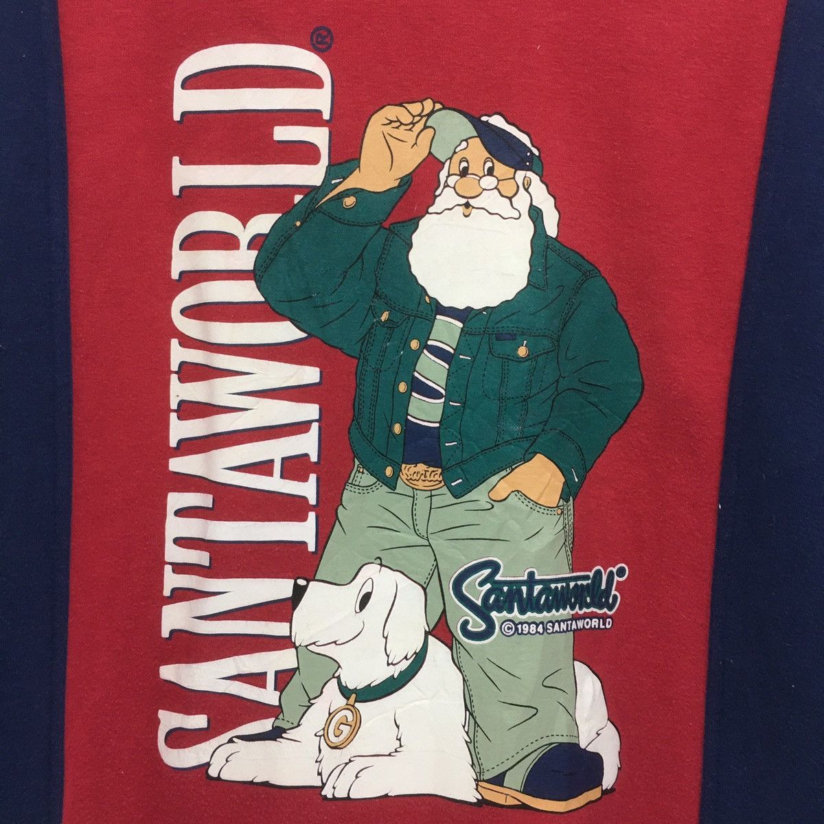 Japanese Brand × Vintage Santa World Sweatshirt Crewneck Logo Santa World Sweden SWD Size US M / EU 48-50 / 2 - 2 Thumbnail