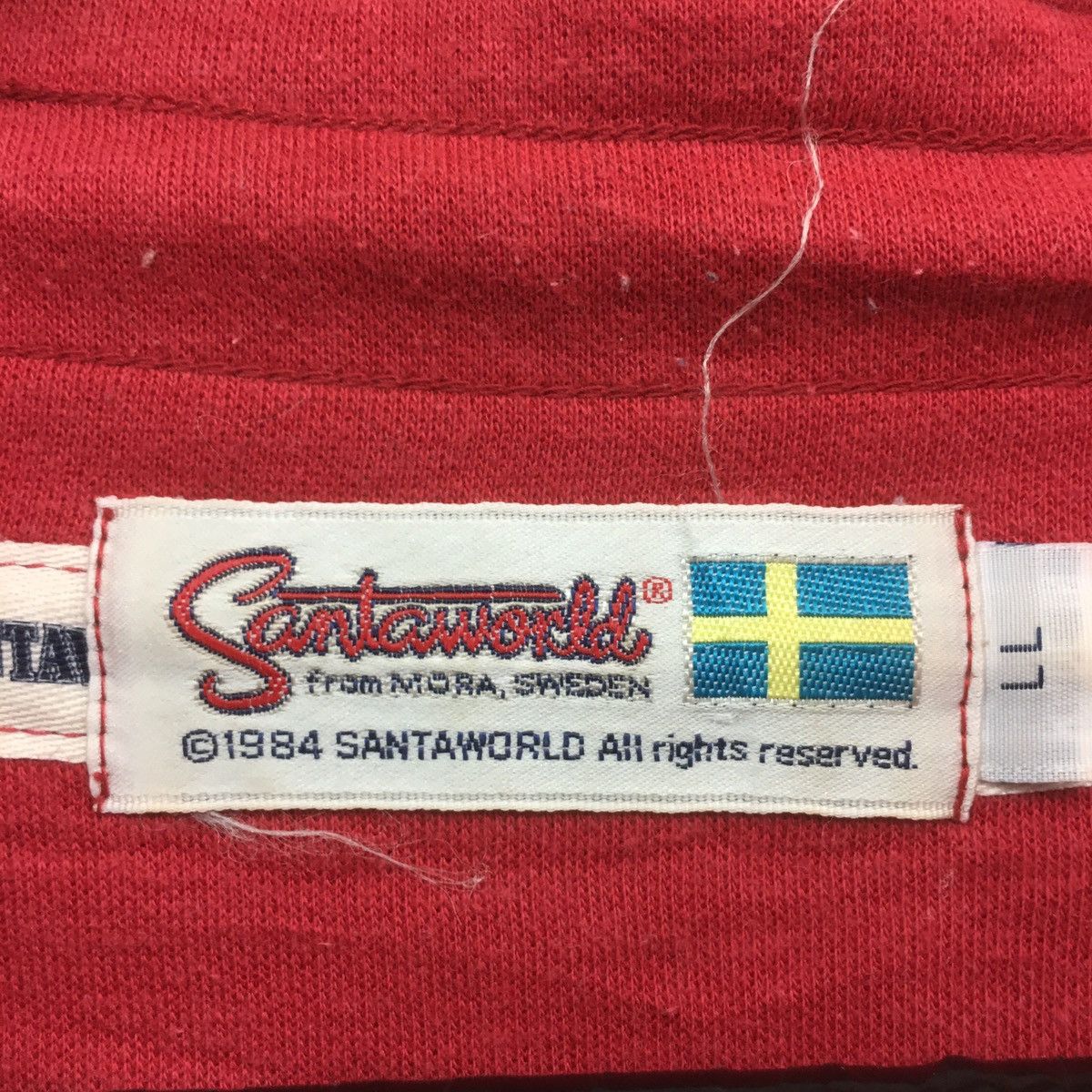 Japanese Brand × Vintage Santa World Sweatshirt Crewneck Logo Santa World Sweden SWD Size US M / EU 48-50 / 2 - 9 Thumbnail