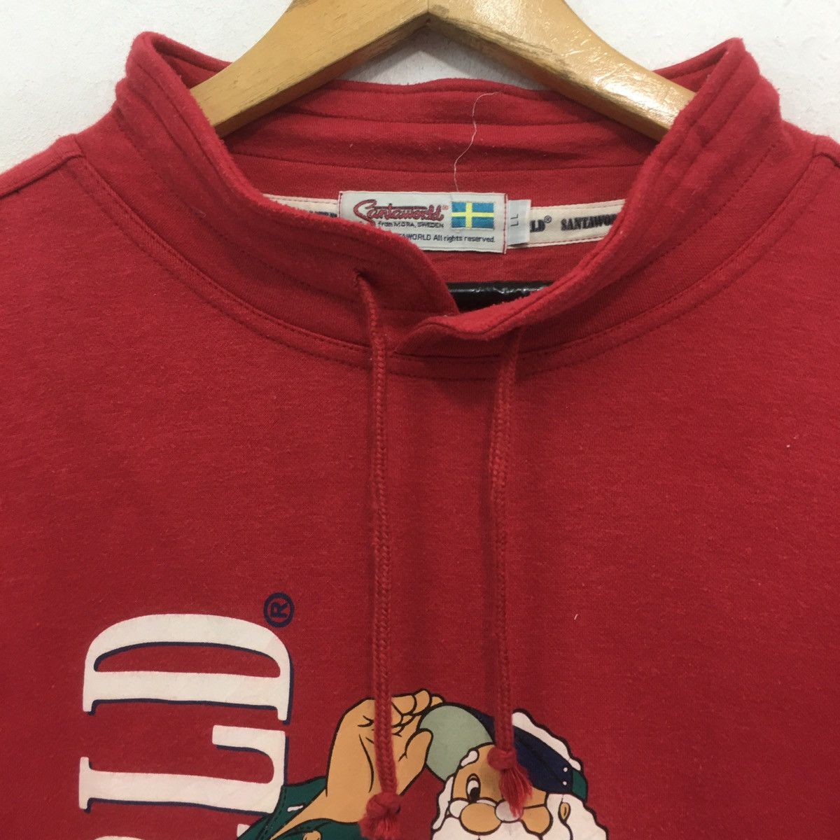 Japanese Brand × Vintage Santa World Sweatshirt Crewneck Logo Santa World Sweden SWD Size US M / EU 48-50 / 2 - 5 Thumbnail