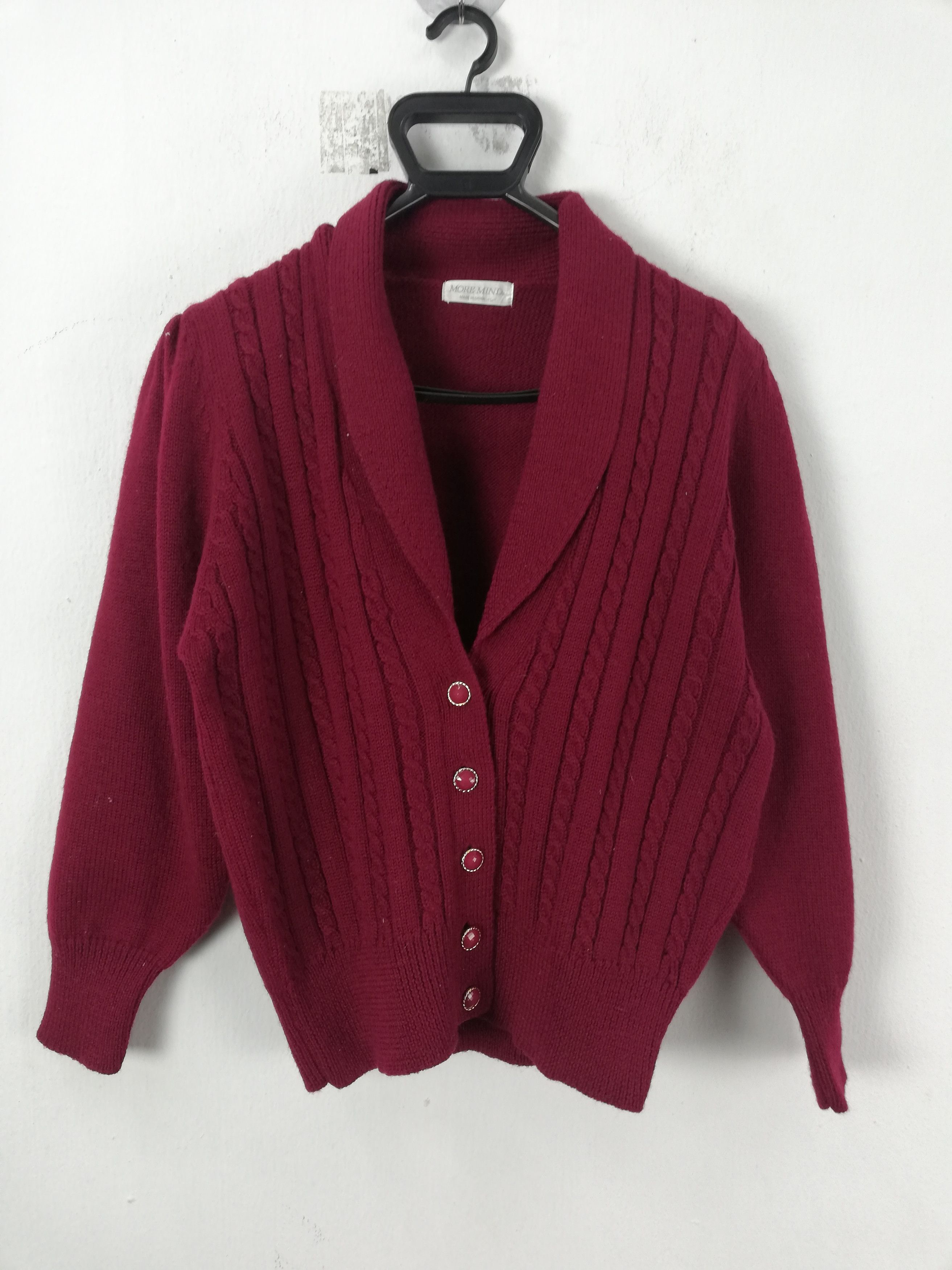 Japanese Brand More Mind Japanese Style Cardigan/Knitwear #0244 Size US L / EU 52-54 / 3 - 1 Thumbnail
