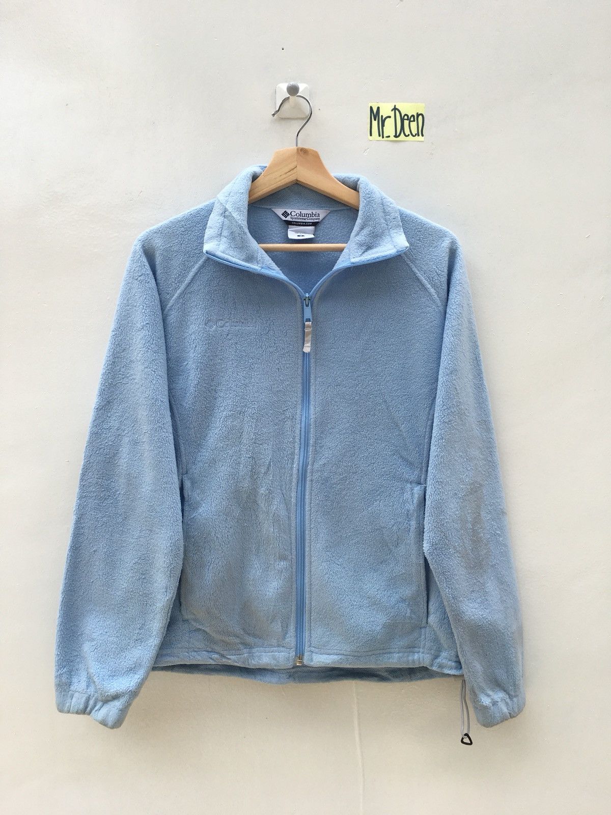image of Columbia Sportswear Fleece Jacket in Light Blue, Men's (Size Medium)