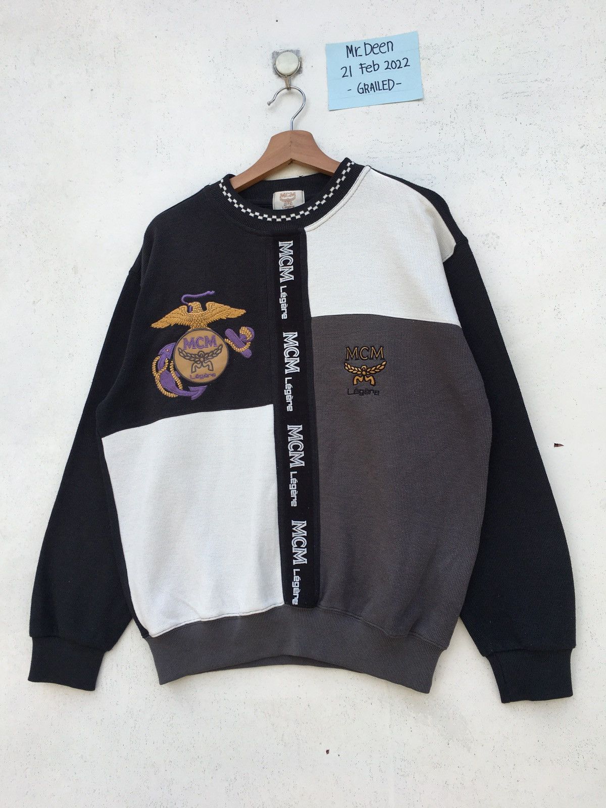 MCM Rare Vintage MCM Biglogo Sweater Size US L / EU 52-54 / 3 - 3 Thumbnail