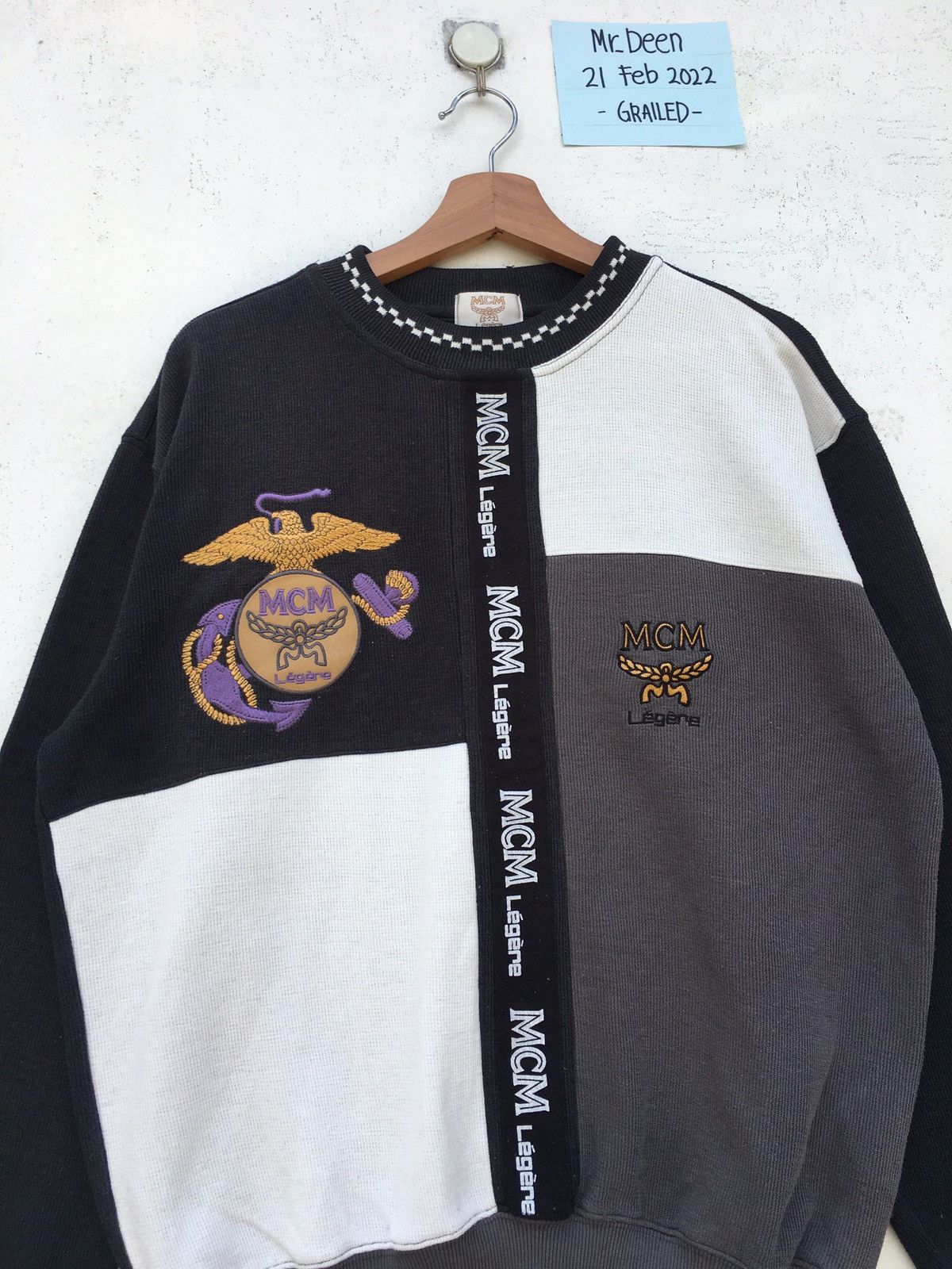 MCM Rare Vintage MCM Biglogo Sweater Size US L / EU 52-54 / 3 - 5 Thumbnail
