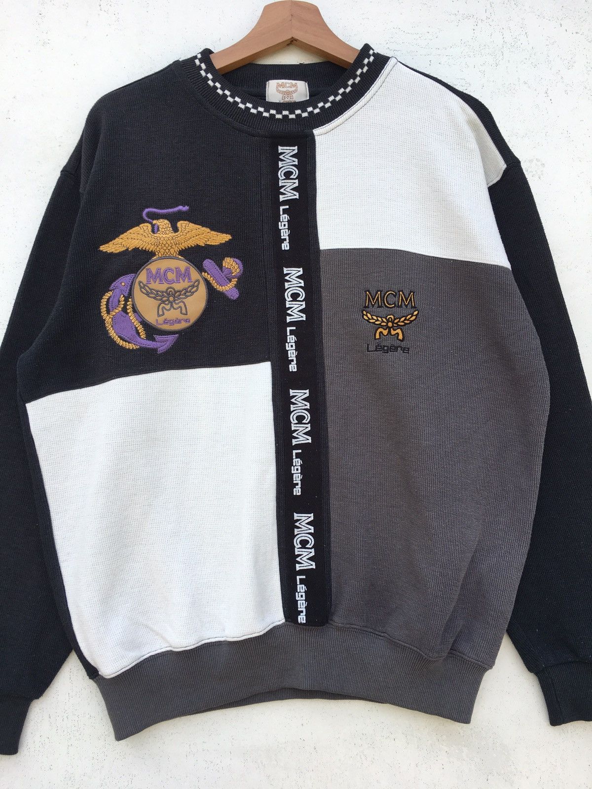 MCM Rare Vintage MCM Biglogo Sweater Size US L / EU 52-54 / 3 - 4 Thumbnail