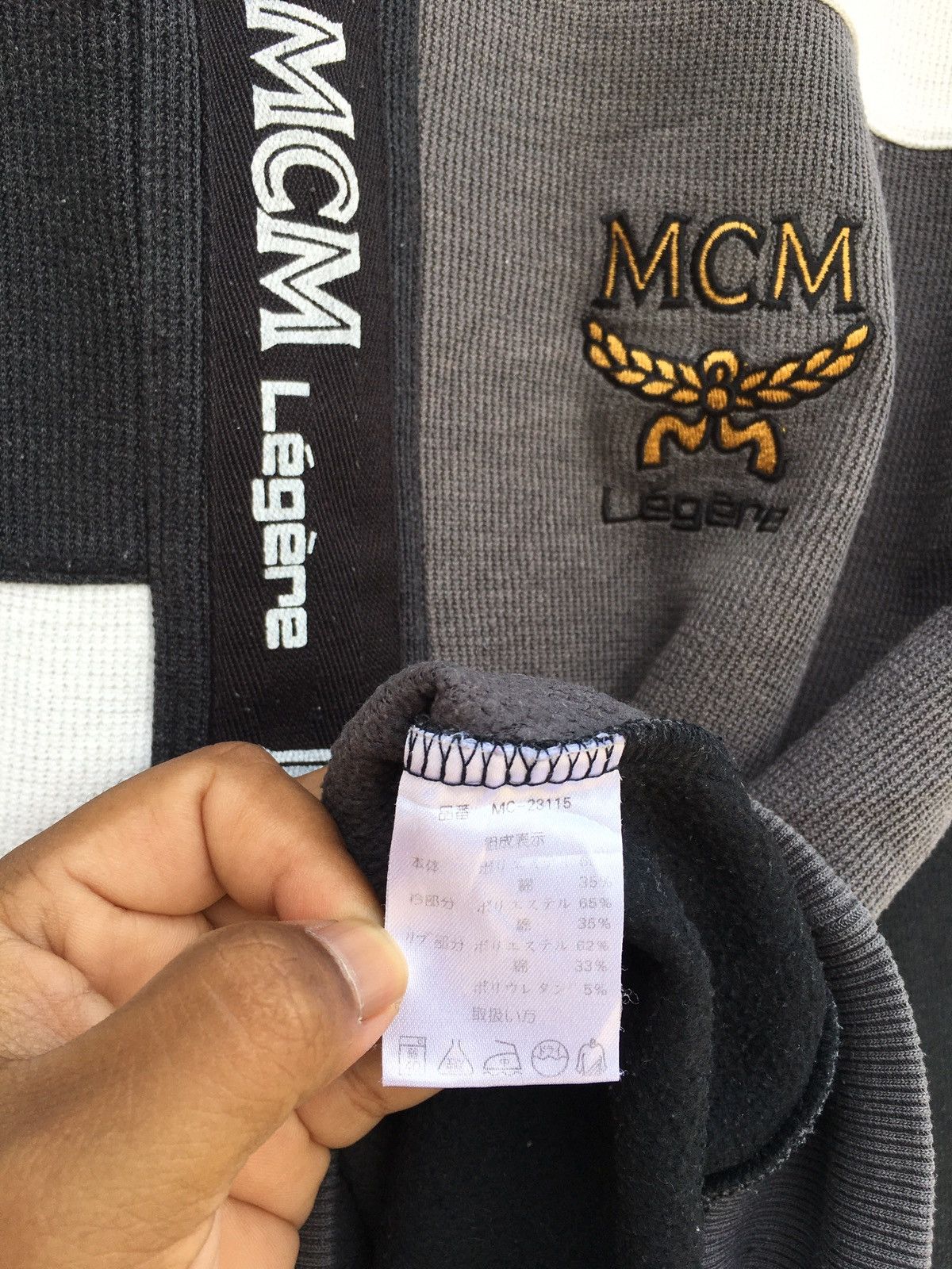 MCM Rare Vintage MCM Biglogo Sweater Size US L / EU 52-54 / 3 - 9 Thumbnail