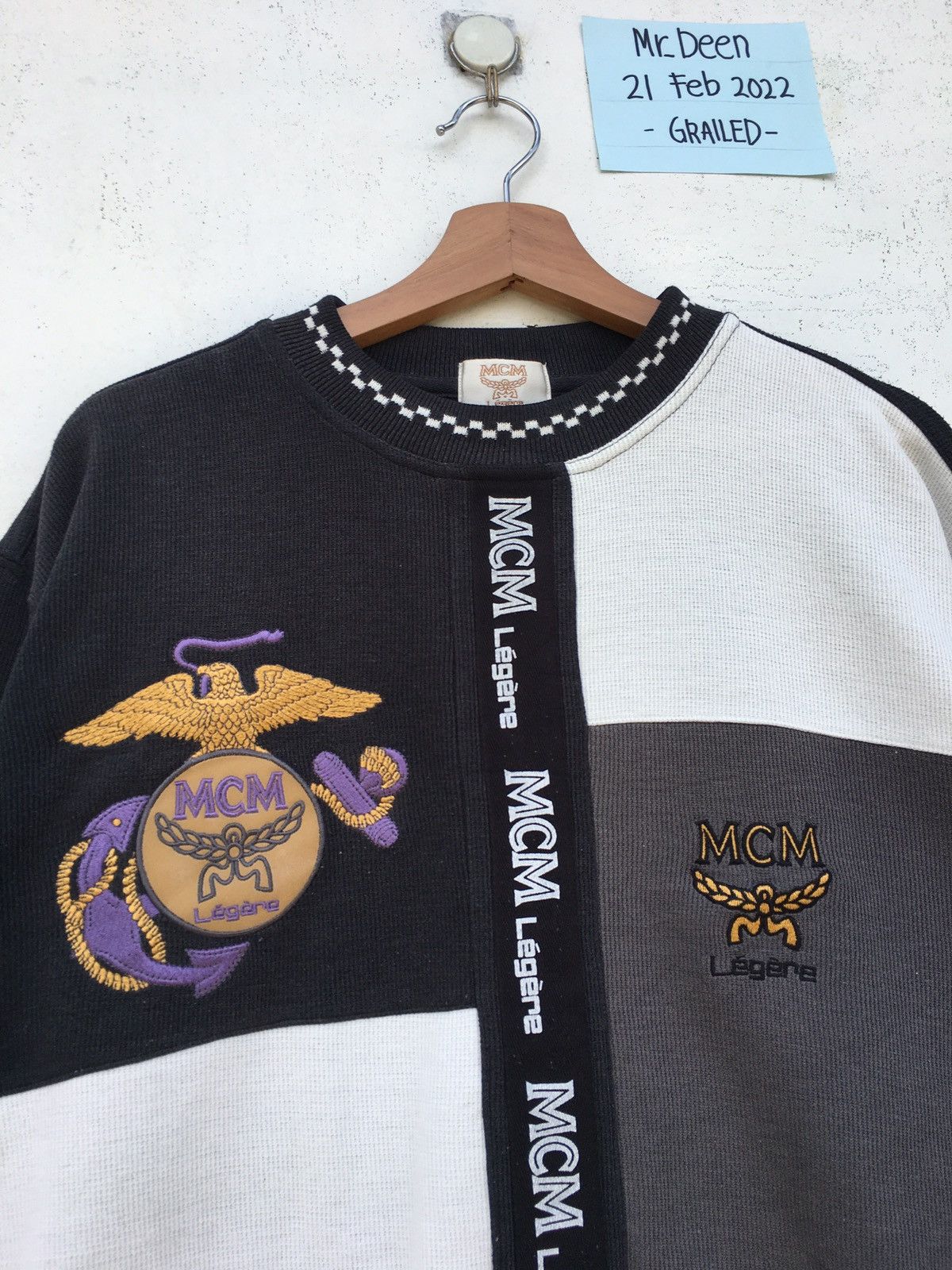 MCM Rare Vintage MCM Biglogo Sweater Size US L / EU 52-54 / 3 - 6 Thumbnail