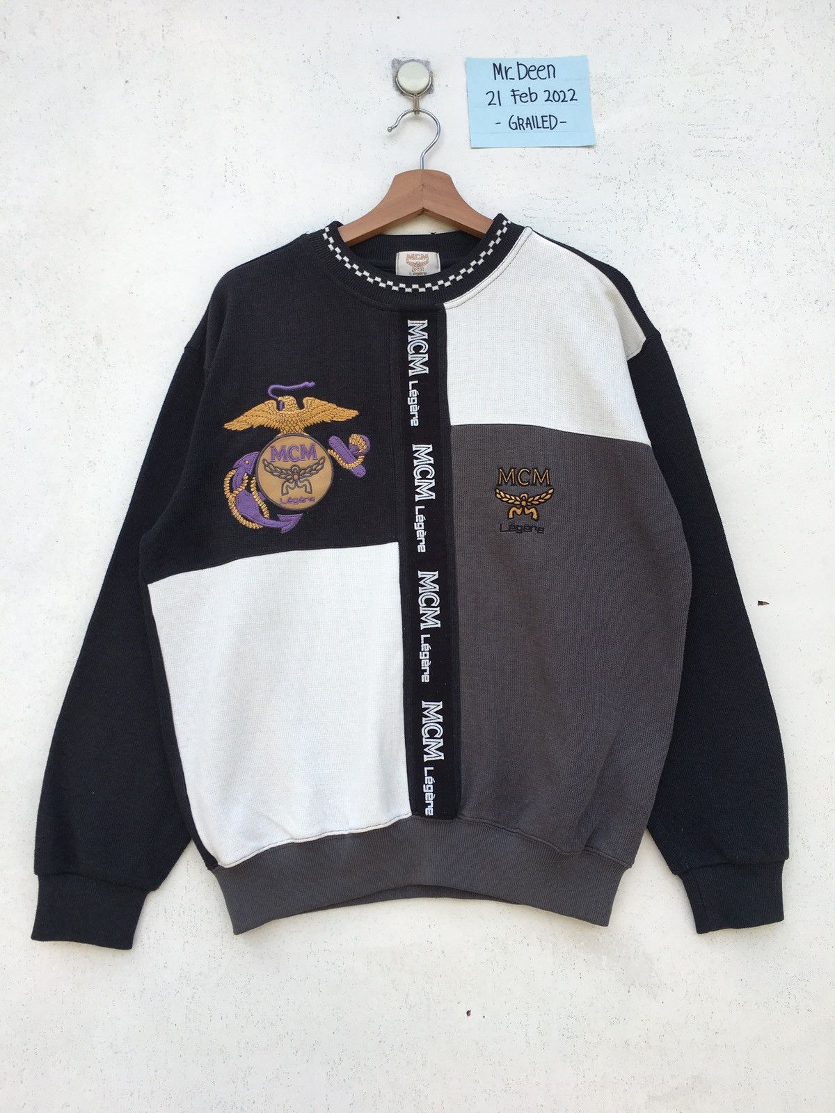 MCM Rare Vintage MCM Biglogo Sweater Size US L / EU 52-54 / 3 - 1 Thumbnail