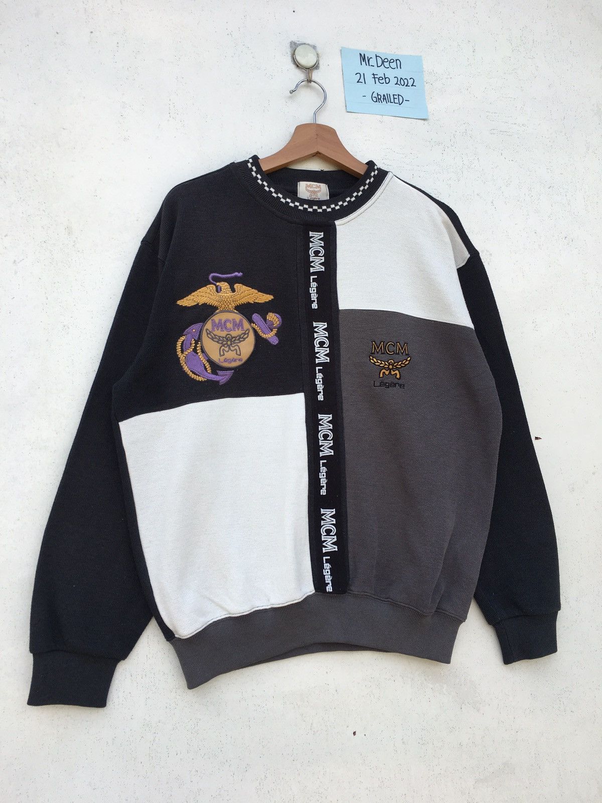 MCM Rare Vintage MCM Biglogo Sweater Size US L / EU 52-54 / 3 - 2 Thumbnail