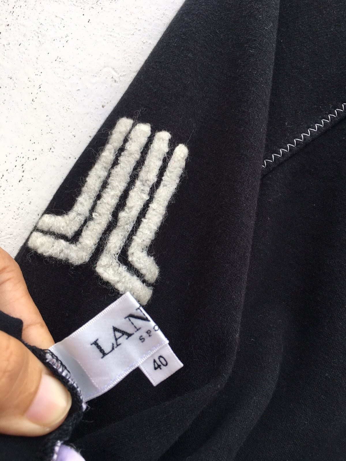 Lanvin Rare Vintage Lanvin Logo Zip Up Sweater Size US M / EU 48-50 / 2 - 7 Thumbnail