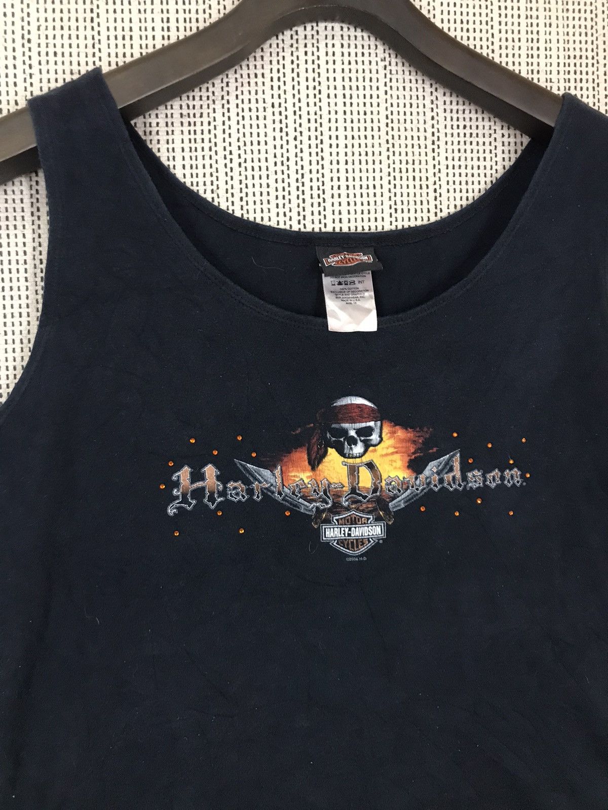 Harley Davidson × Vintage ‼️VINTAGE GRAND CAYMAN OF HARLEY DAVIDSON TANKTOP VERY RARE‼️ Size US L / EU 52-54 / 3 - 2 Thumbnail