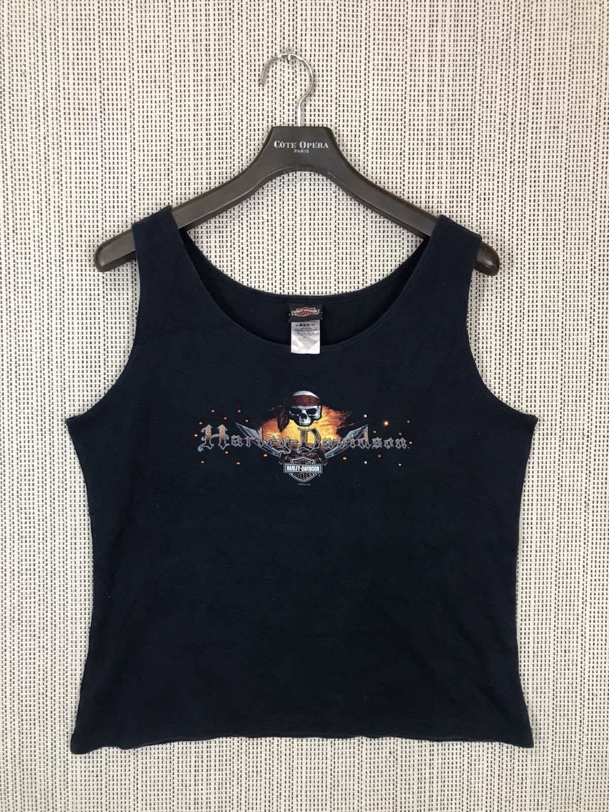 Harley Davidson × Vintage ‼️VINTAGE GRAND CAYMAN OF HARLEY DAVIDSON TANKTOP VERY RARE‼️ Size US L / EU 52-54 / 3 - 1 Thumbnail