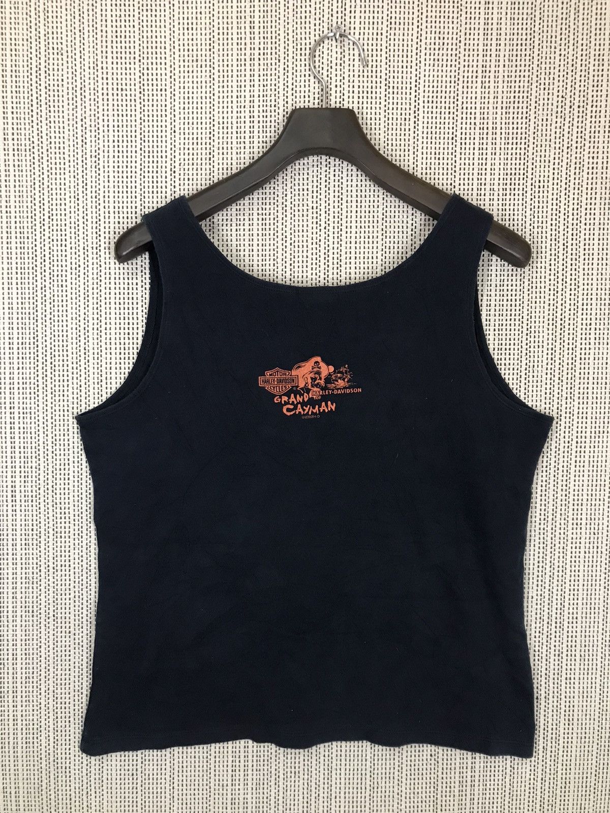 Harley Davidson × Vintage ‼️VINTAGE GRAND CAYMAN OF HARLEY DAVIDSON TANKTOP VERY RARE‼️ Size US L / EU 52-54 / 3 - 6 Thumbnail