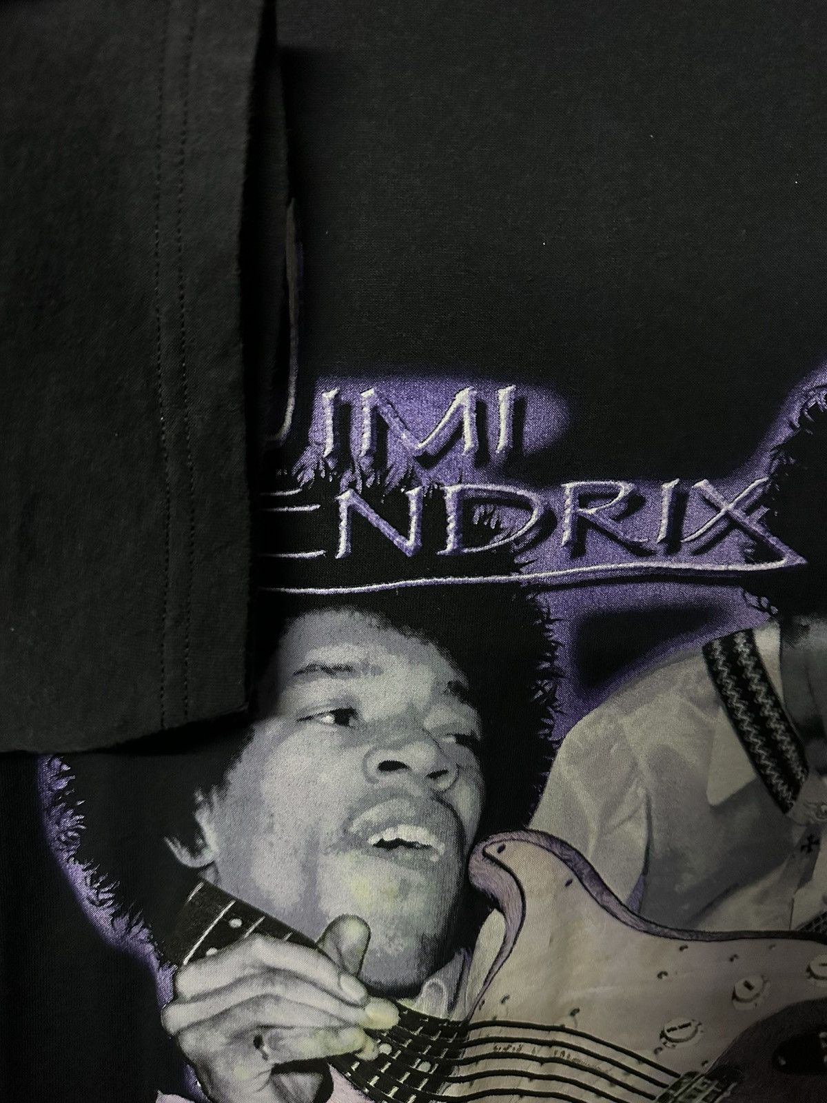 Band Tees × Vintage Vintage 90s Jimi Hendrix By Touchtone Interactive Faded Tee Size US L / EU 52-54 / 3 - 10 Thumbnail