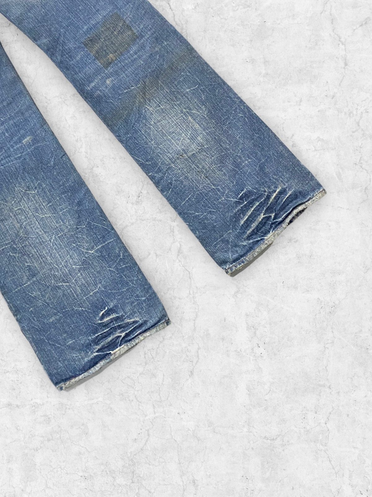 Japanese Brand × PPFM × Vintage Y2k Antgauge Japan Double Waist Flared Jeans Double Belt Size US 31 - 11 Thumbnail