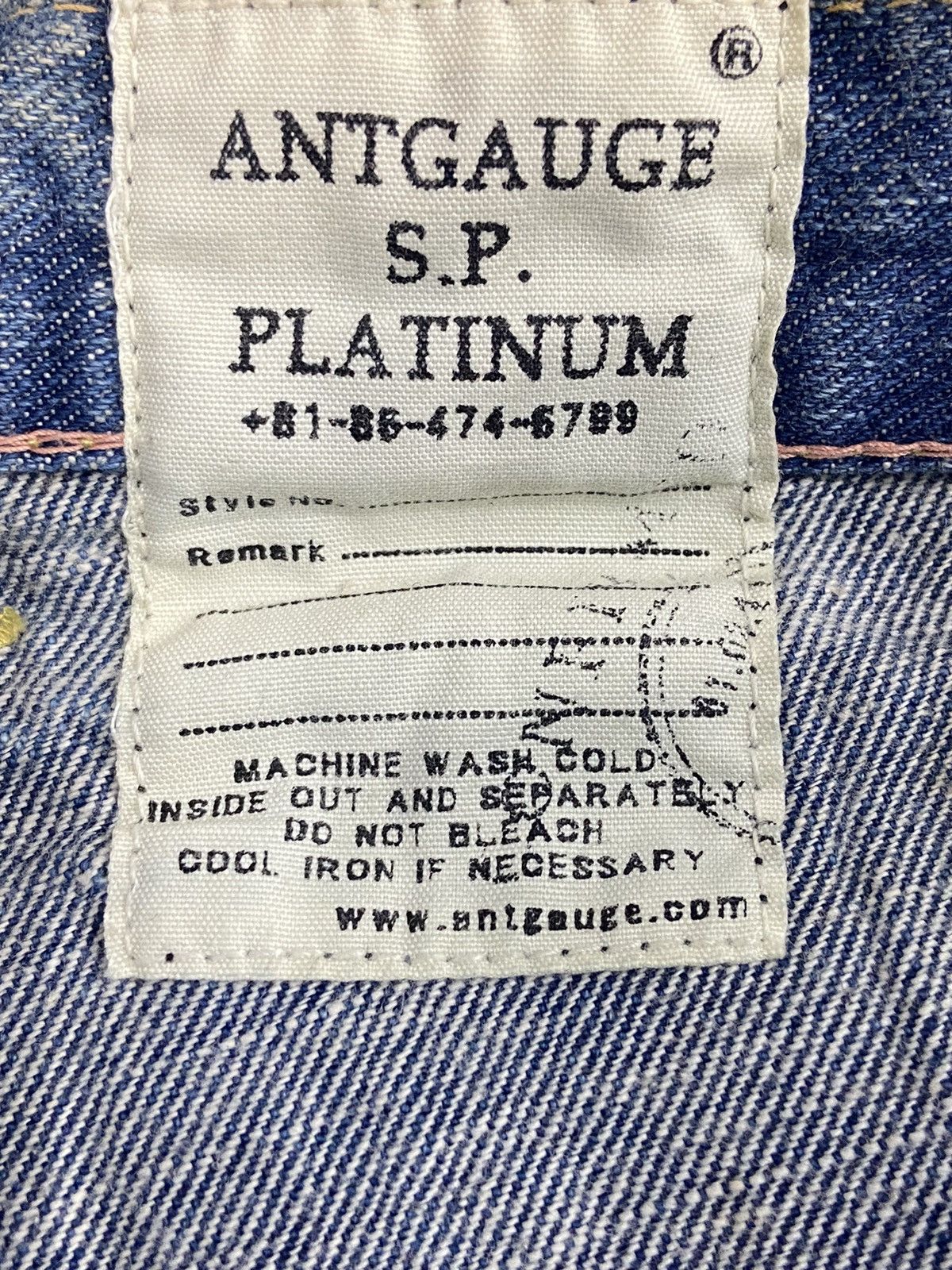 Japanese Brand × PPFM × Vintage Y2k Antgauge Japan Double Waist Flared Jeans Double Belt Size US 31 - 12 Thumbnail
