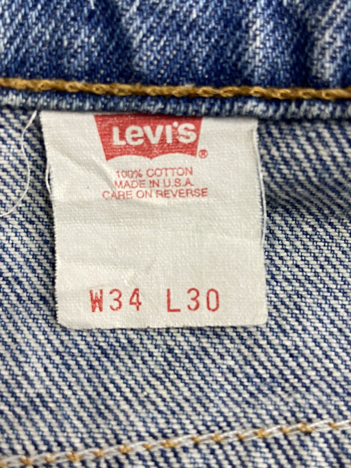 Levi's × Vintage Vintage Levis 517 Orange Tab Flared Jeans Solid Brass Belt Size US 33 - 13 Thumbnail