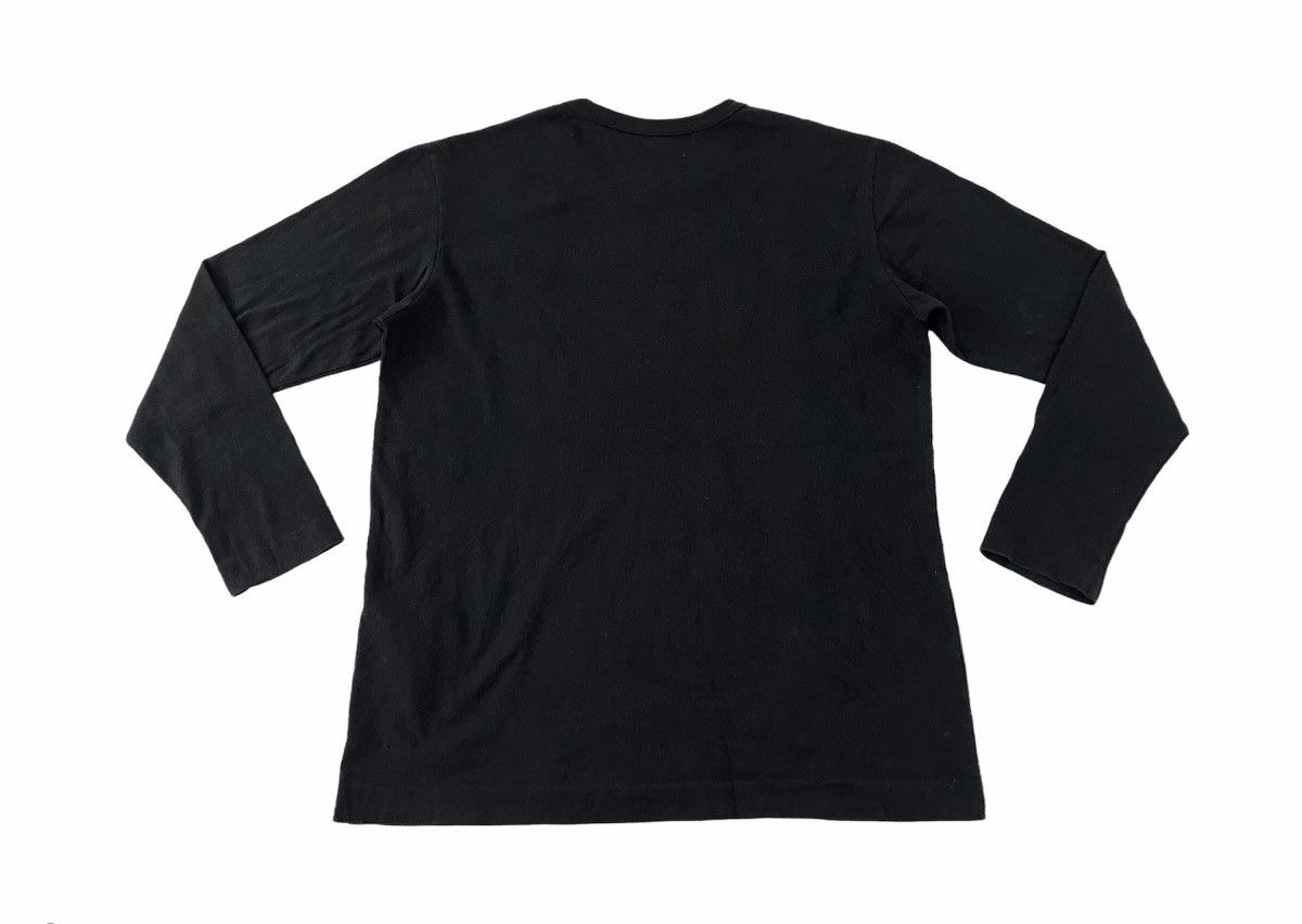 Japanese Brand × Vintage Comme Des Garçon Play Red Heart Longsleeve Tee T-shirt Size US M / EU 48-50 / 2 - 8 Thumbnail