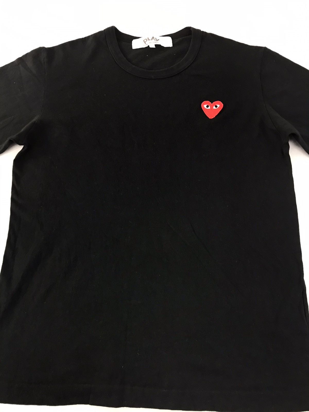 Japanese Brand × Vintage Comme Des Garçon Play Red Heart Longsleeve Tee T-shirt Size US M / EU 48-50 / 2 - 2 Thumbnail