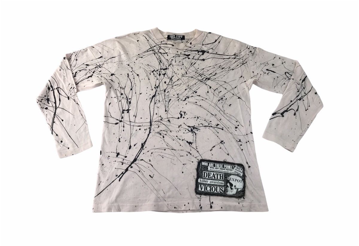 Seditionaries Sex Pot Revenge Paint Splash Tee Punk Rock Sid Vicious Size S / US 4 / IT 40 - 1 Thumbnail