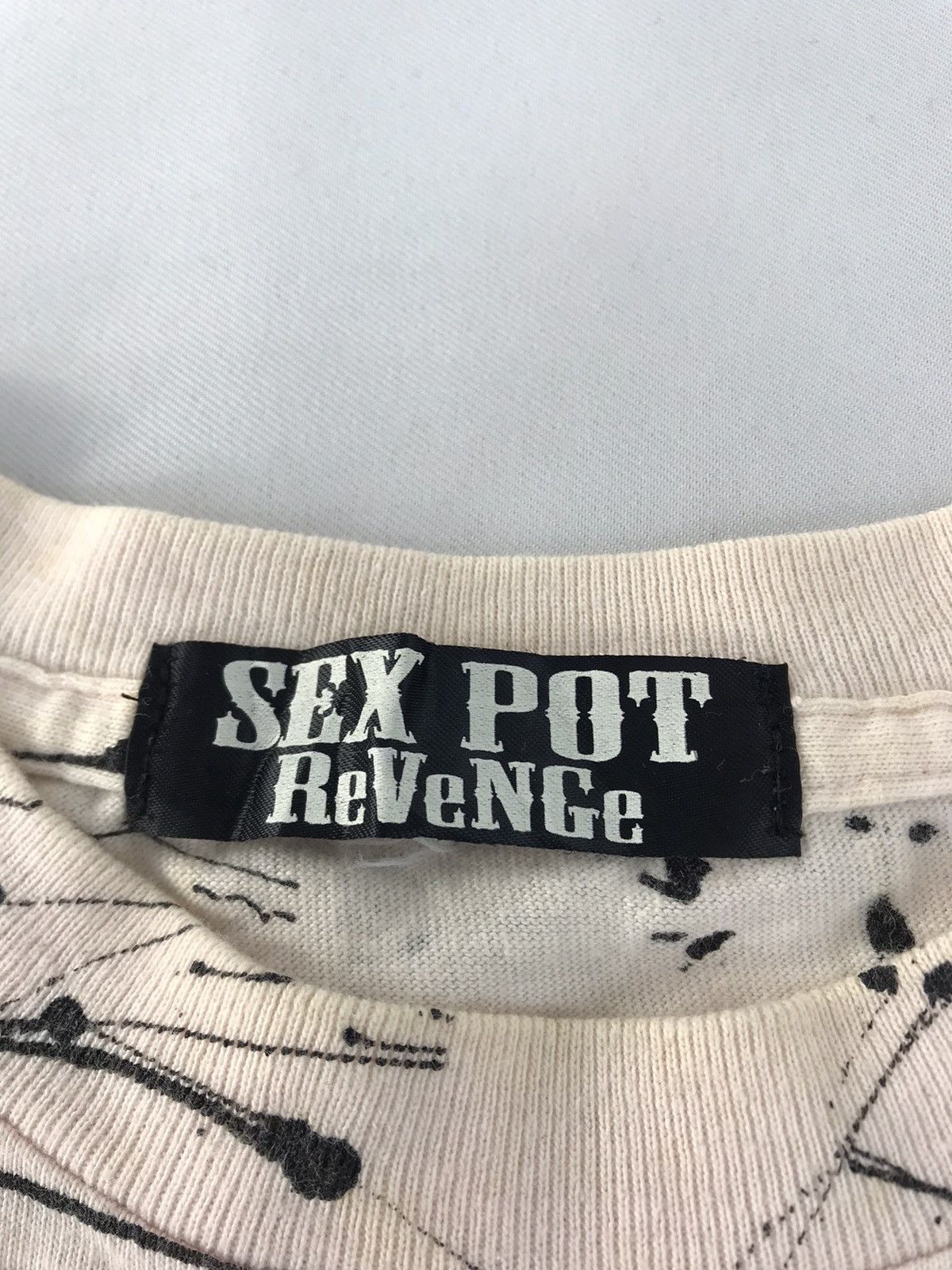 Seditionaries Sex Pot Revenge Paint Splash Tee Punk Rock Sid Vicious Size S / US 4 / IT 40 - 4 Thumbnail
