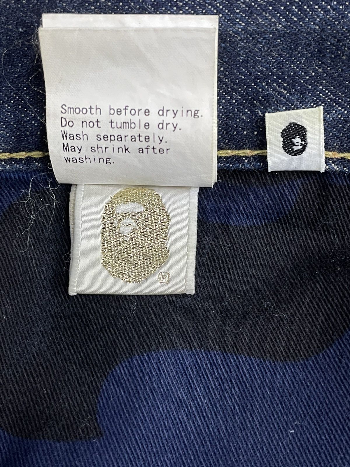 Bape × Nigo Multi Logo Denim Size US 36 / EU 52 - 16 Thumbnail