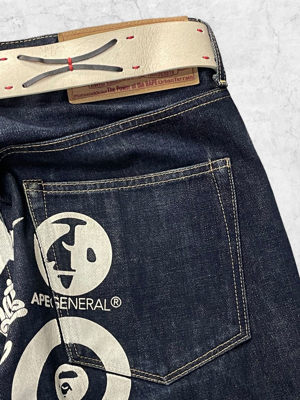 Bape × Nigo Multi Logo Denim Size US 36 / EU 52 - 7 Thumbnail