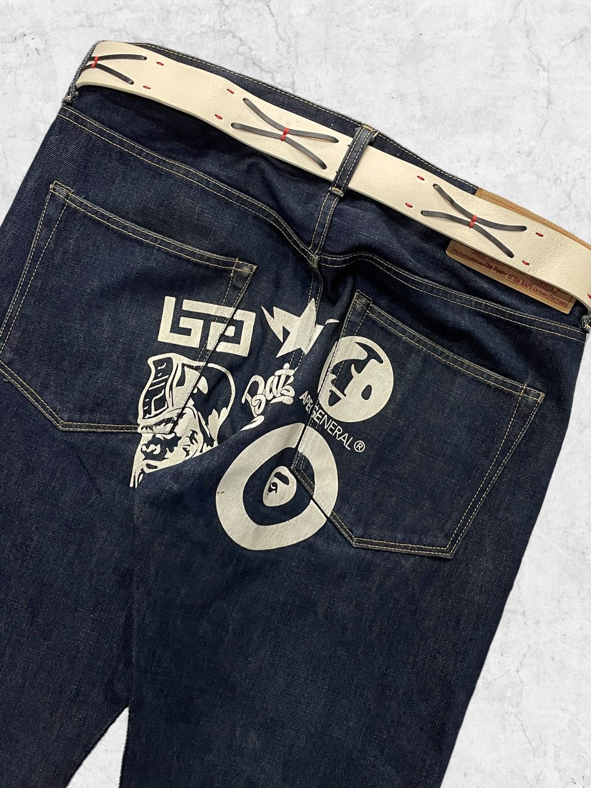 Bape × Nigo Multi Logo Denim Size US 36 / EU 52 - 6 Thumbnail