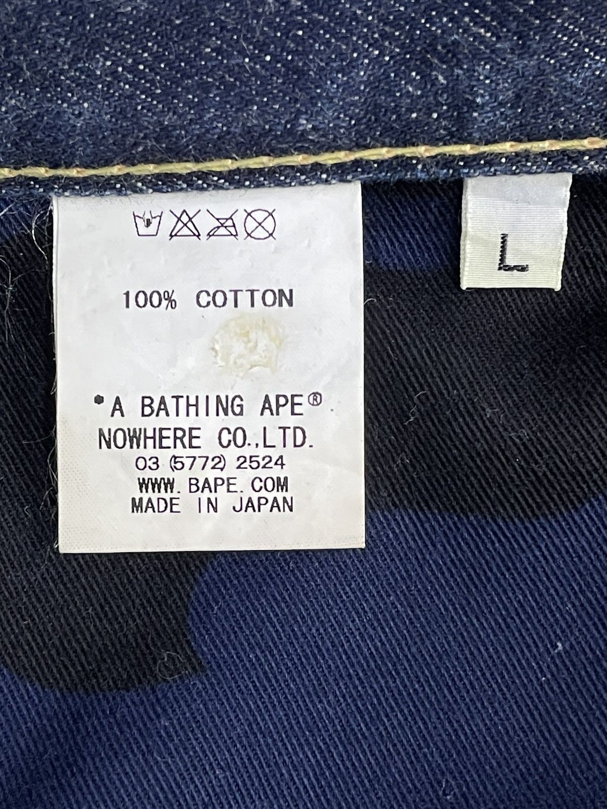 Bape × Nigo Multi Logo Denim Size US 36 / EU 52 - 15 Thumbnail