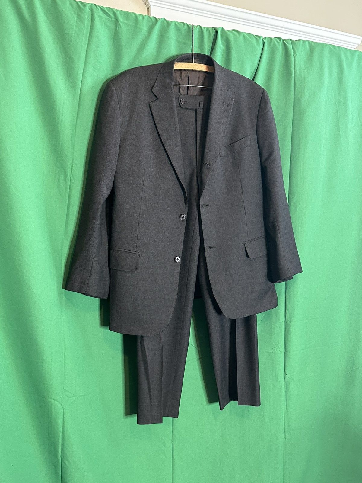 Isaia Brown Sciammeria 150s wool 2pc suit Size 40R - 14 Thumbnail