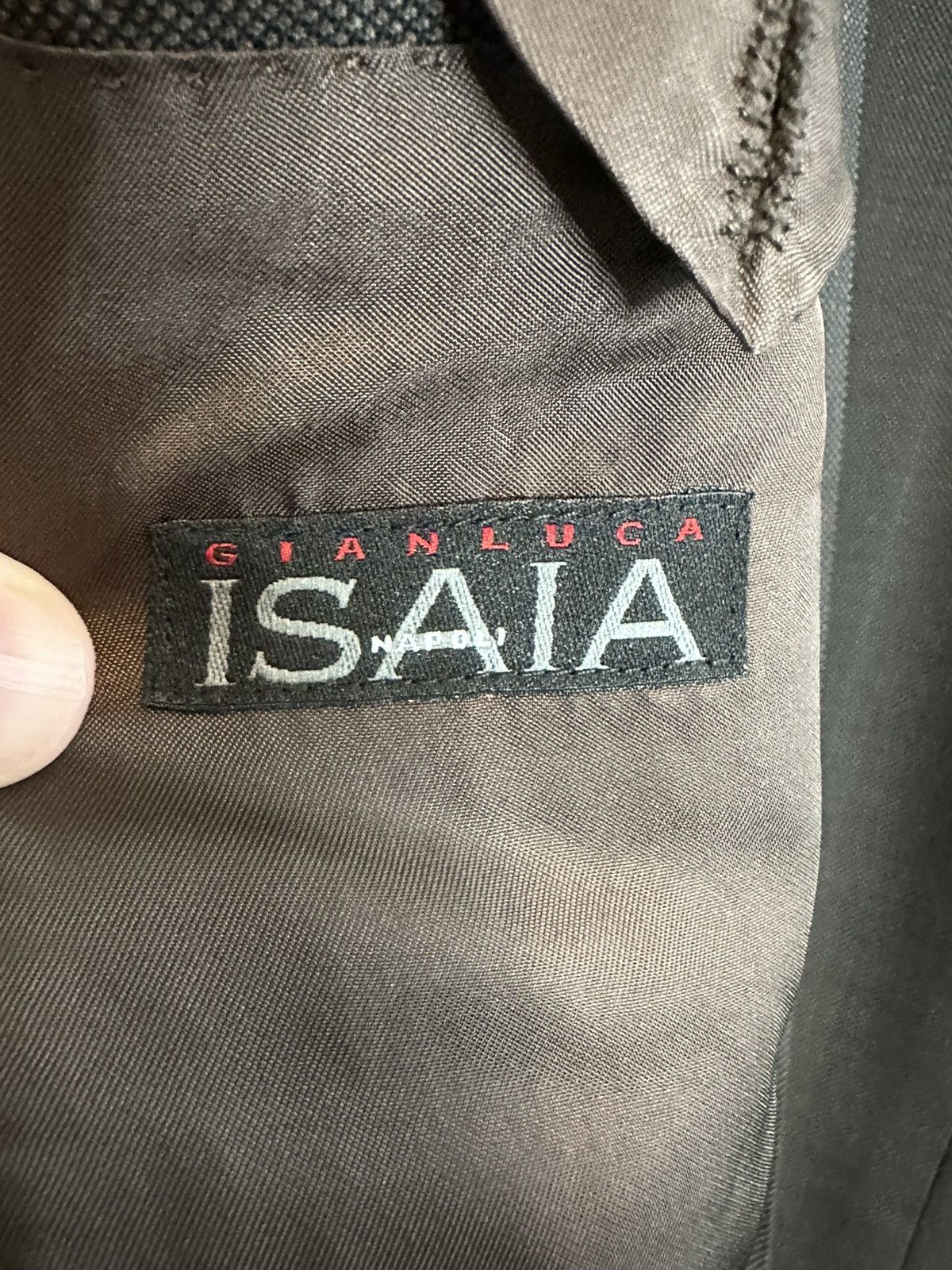Isaia Brown Sciammeria 150s wool 2pc suit Size 40R - 10 Thumbnail