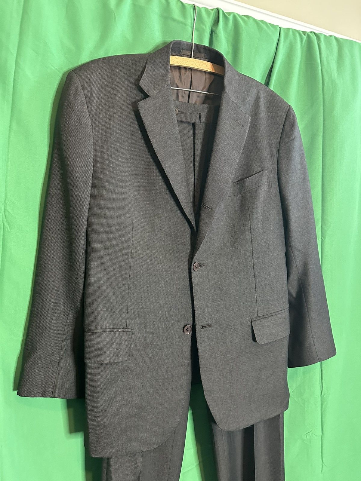 Isaia Brown Sciammeria 150s wool 2pc suit Size 40R - 2 Thumbnail