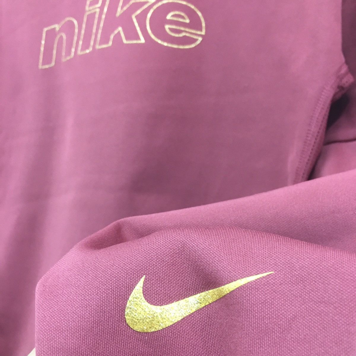Nike × Vintage Nike Small Logo Swoosh Nike Sweatshirt Nike Running Size S / US 4 / IT 40 - 6 Thumbnail