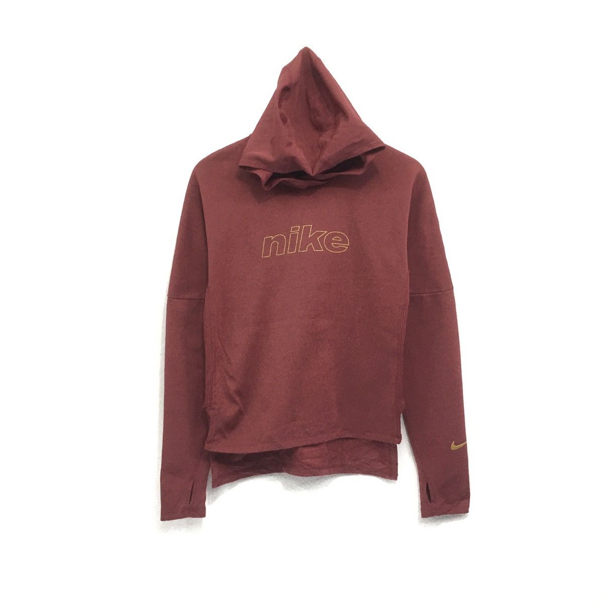 Nike × Vintage Nike Small Logo Swoosh Nike Sweatshirt Nike Running Size S / US 4 / IT 40 - 2 Thumbnail