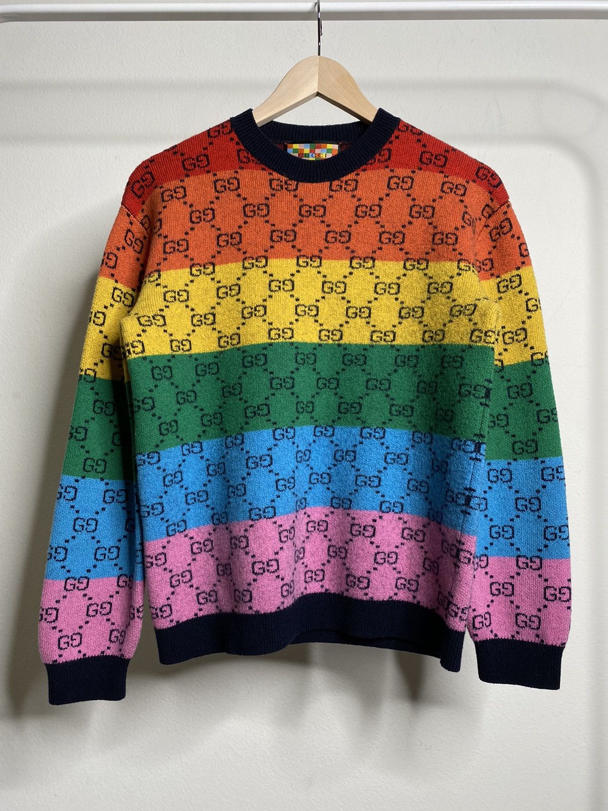 GUCCI GG Multicolor jacquard sweater · VERGLE