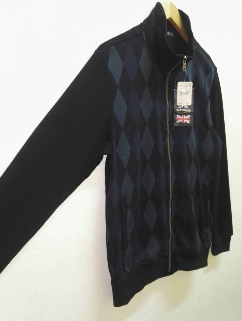 Kangol (NOS)🔥 Sweater Kangol Full Zipper Small Logo embroidered Size US L / EU 52-54 / 3 - 3 Thumbnail