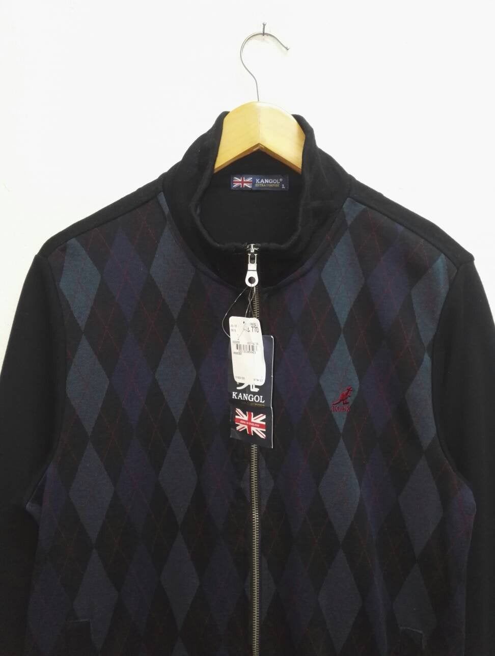 Kangol (NOS)🔥 Sweater Kangol Full Zipper Small Logo embroidered Size US L / EU 52-54 / 3 - 2 Thumbnail