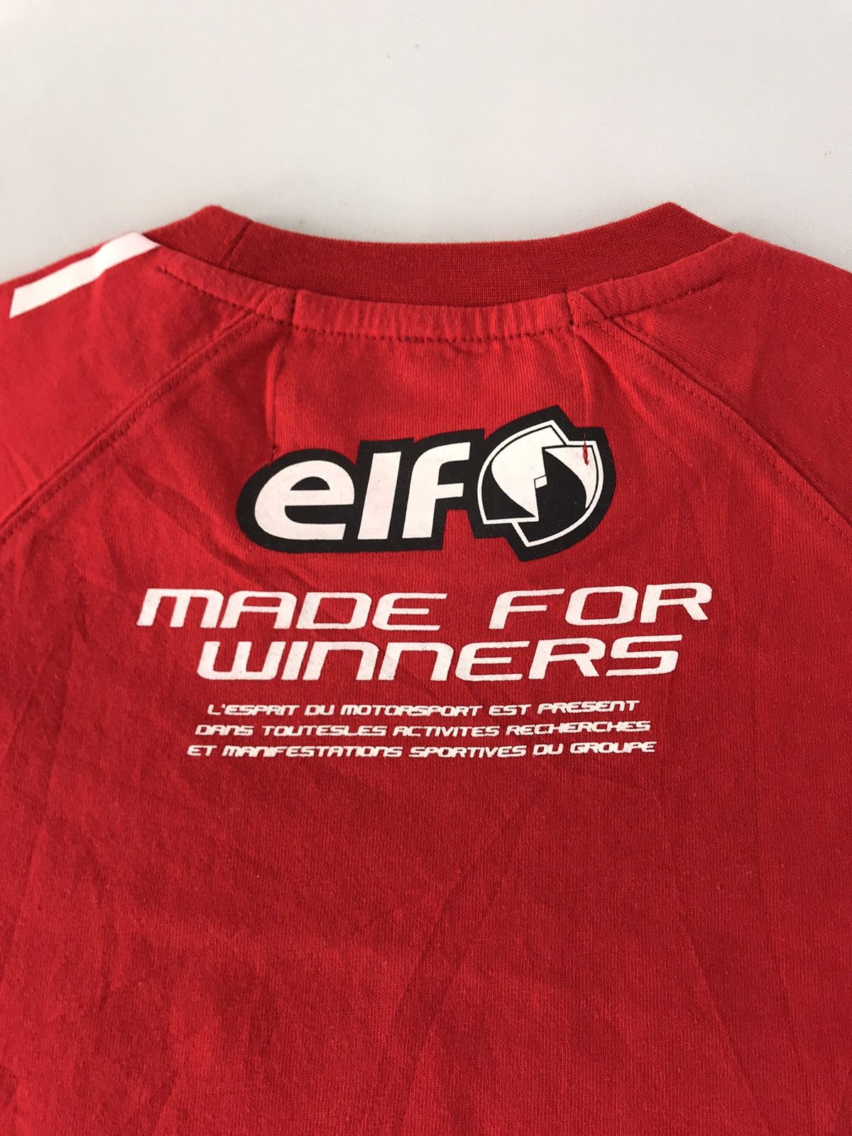 Vintage ELF Lubricant Oil Made For Winner Race Printed Design Size US S / EU 44-46 / 1 - 4 Thumbnail