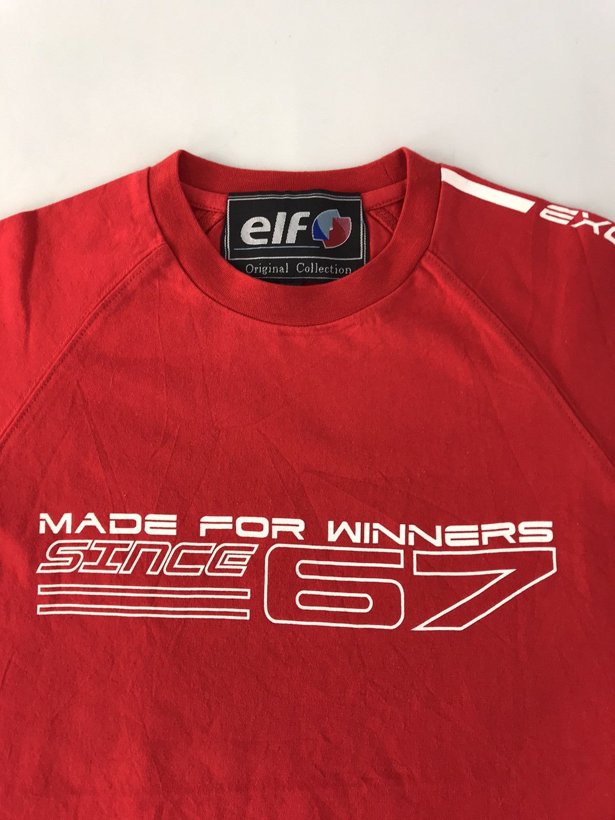 Vintage ELF Lubricant Oil Made For Winner Race Printed Design Size US S / EU 44-46 / 1 - 3 Thumbnail