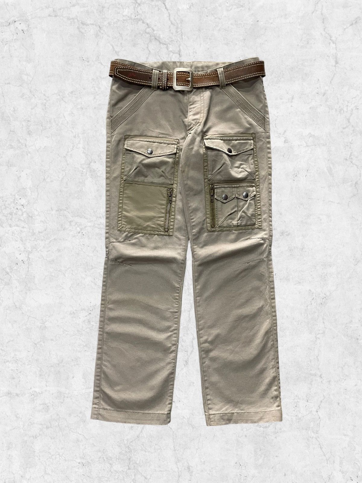 20471120 × Comme Ca Ism × Vintage Comme Ca Ism Japan Parasite Utility Pocket With leather Belt Size US 32 / EU 48 - 1 Thumbnail