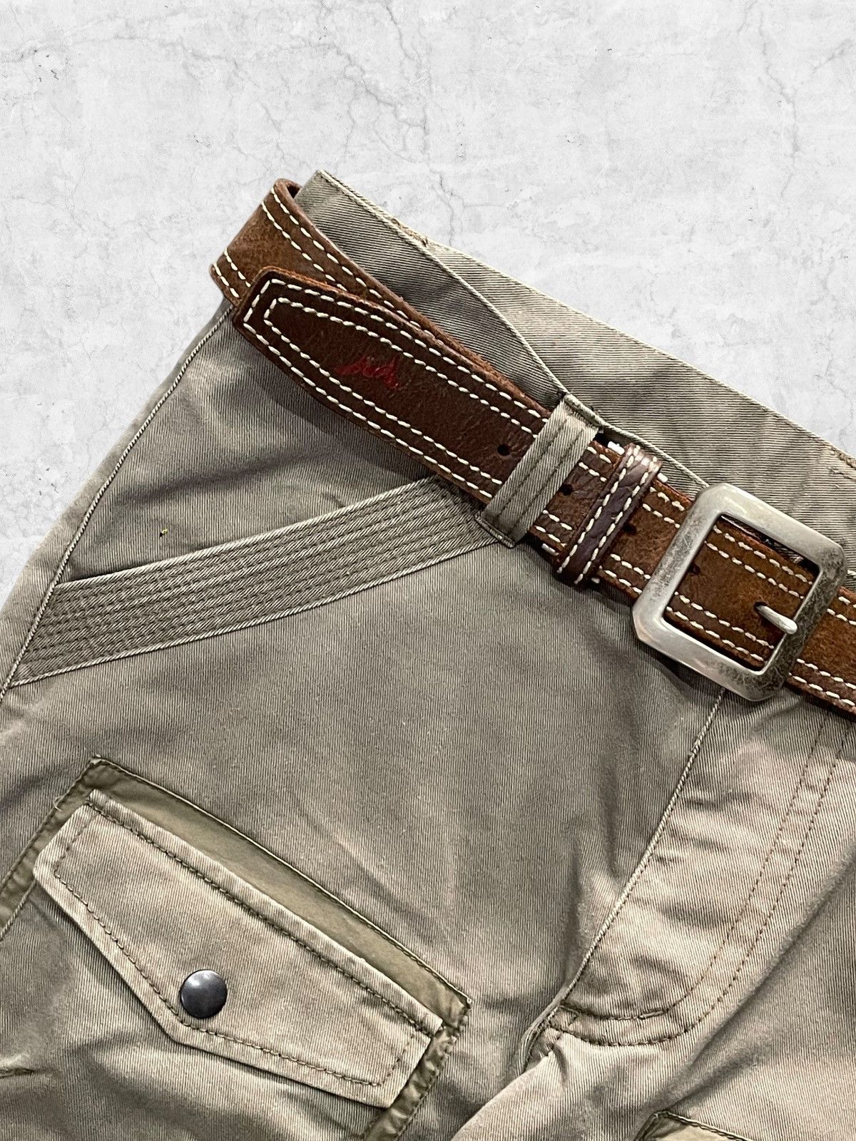 20471120 × Comme Ca Ism × Vintage Comme Ca Ism Japan Parasite Utility Pocket With leather Belt Size US 32 / EU 48 - 6 Thumbnail