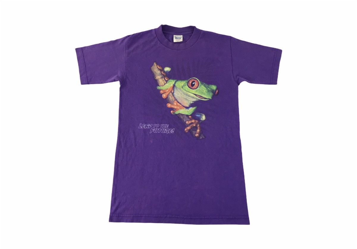 Other 90s Leap To The Future Frog Logo Printed Design Tee Size US S / EU 44-46 / 1 - 1 Thumbnail