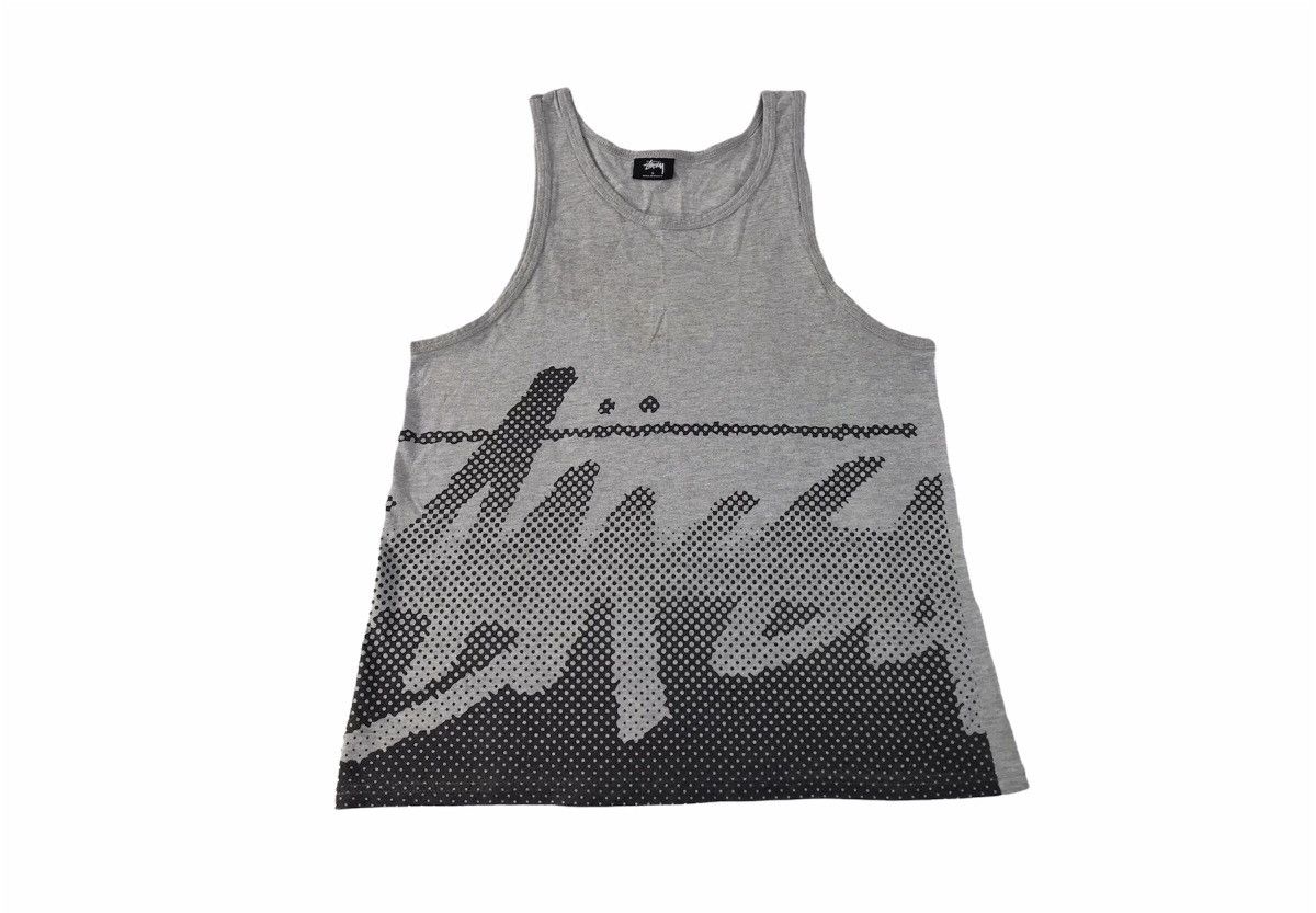 Stussy Big Logo Spell Out Tank Top Sleeveles