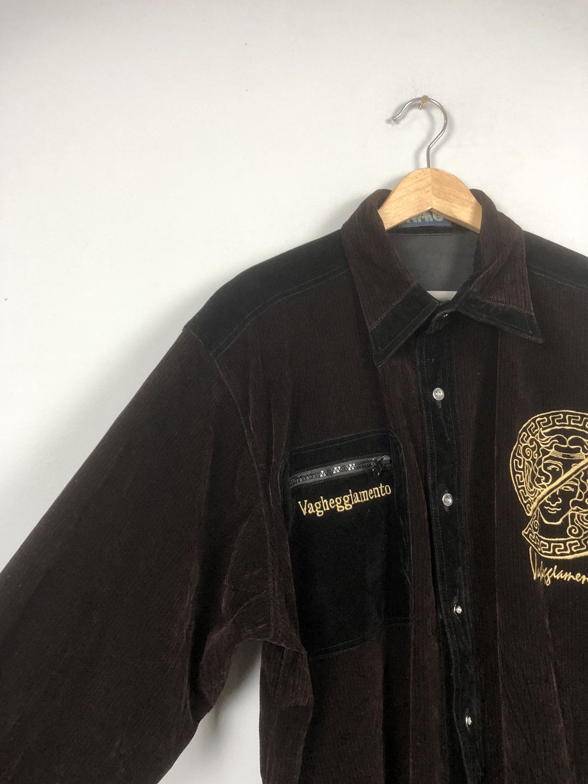 Vintage Vagghemento Versace Style Jacket Size US L / EU 52-54 / 3 - 3 Thumbnail