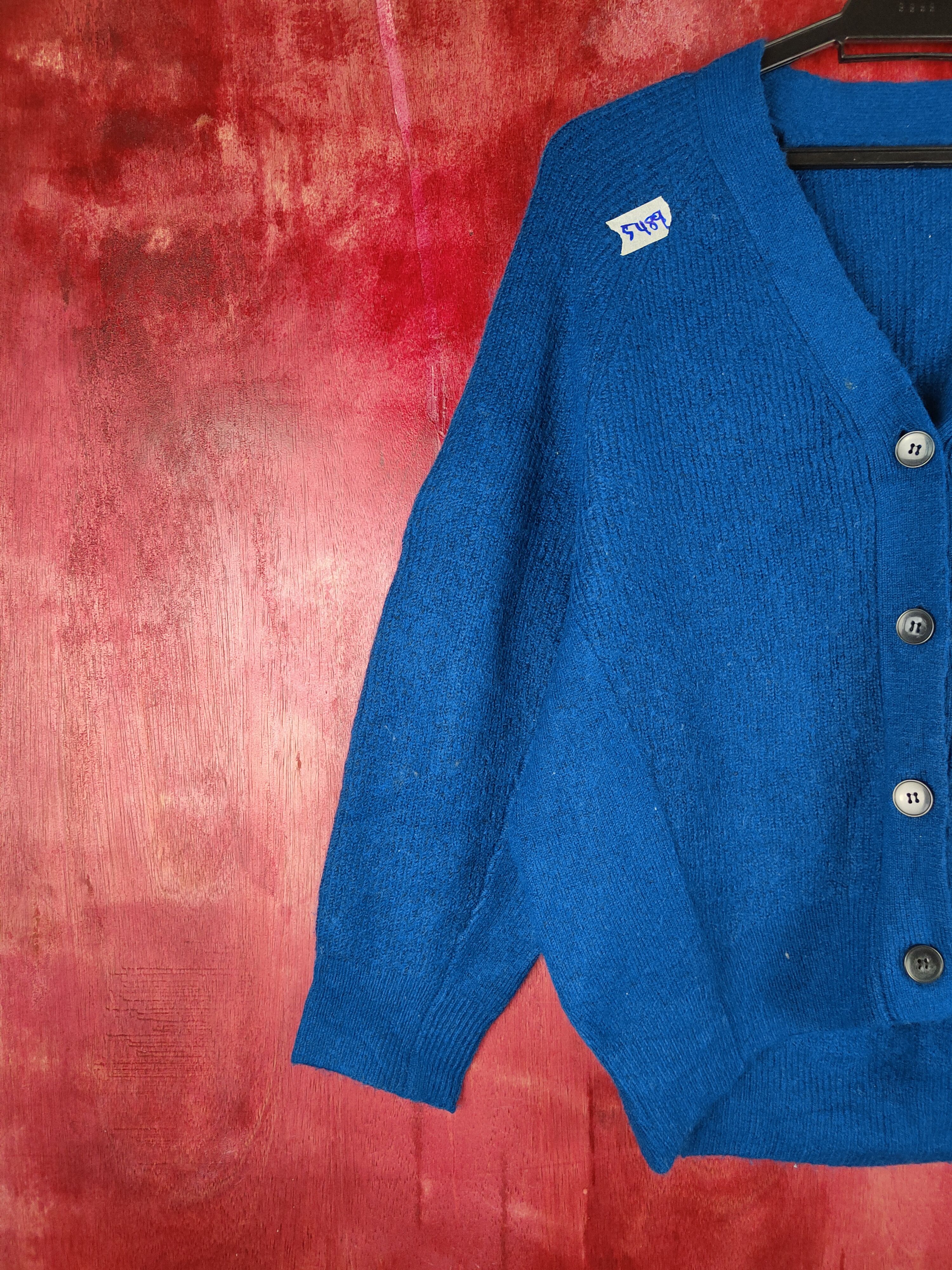 GU GU Blue Knitwear Cardigan #5489 Size M / US 6-8 / IT 42-44 - 3 Thumbnail